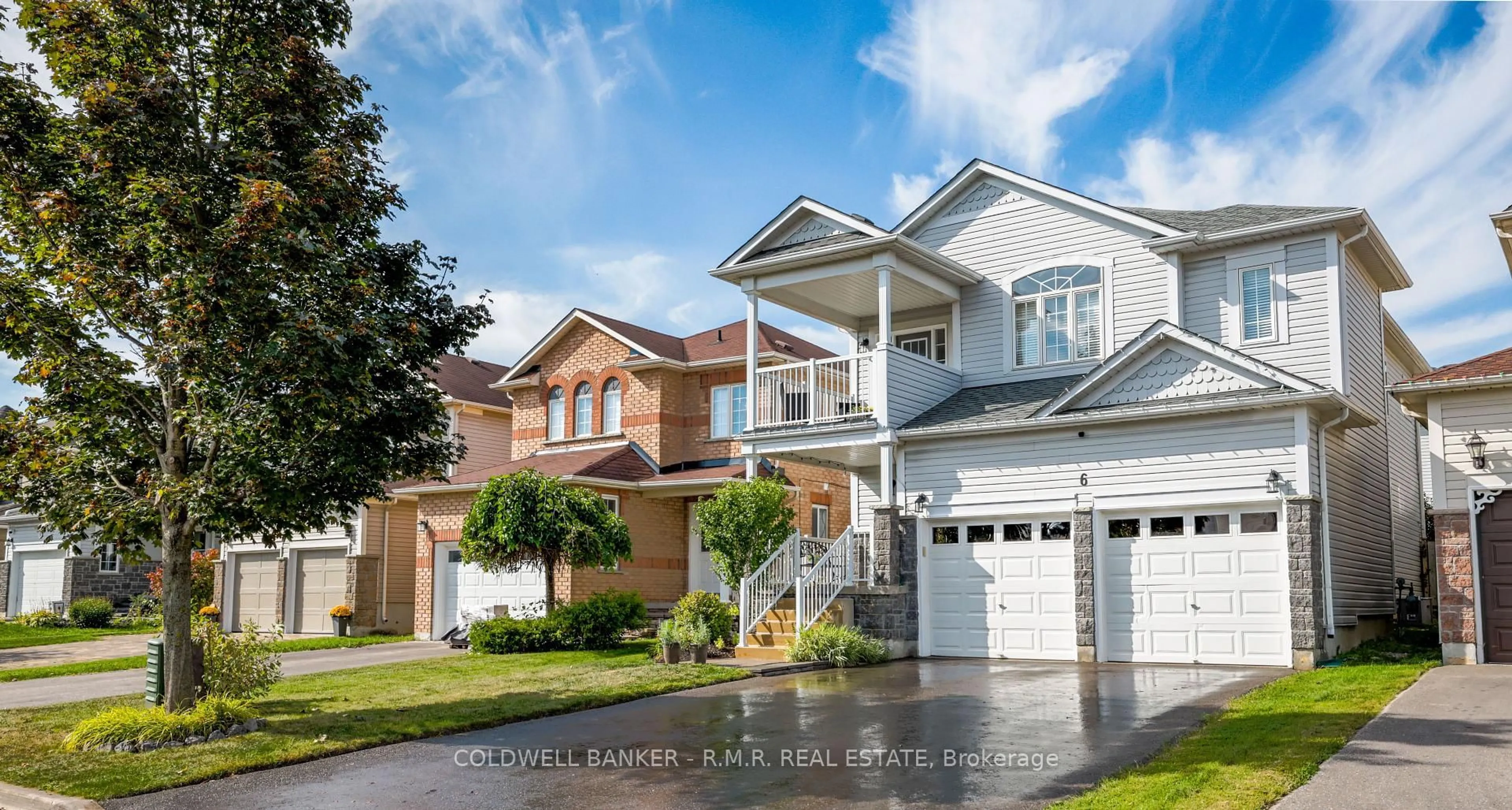 Home with vinyl exterior material, street for 6 Brooking St, Clarington Ontario L1C 5J5
