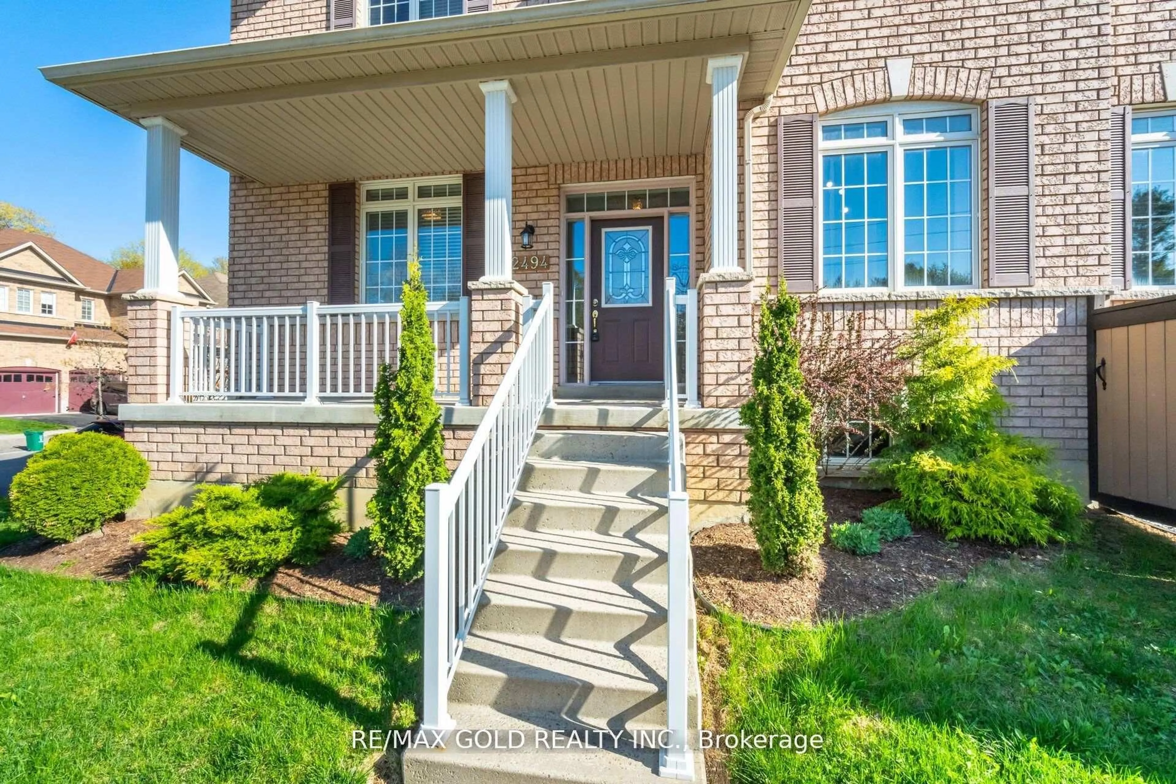 Home with brick exterior material, street for 2494 Earl Grey Ave, Pickering Ontario L1X 0B9