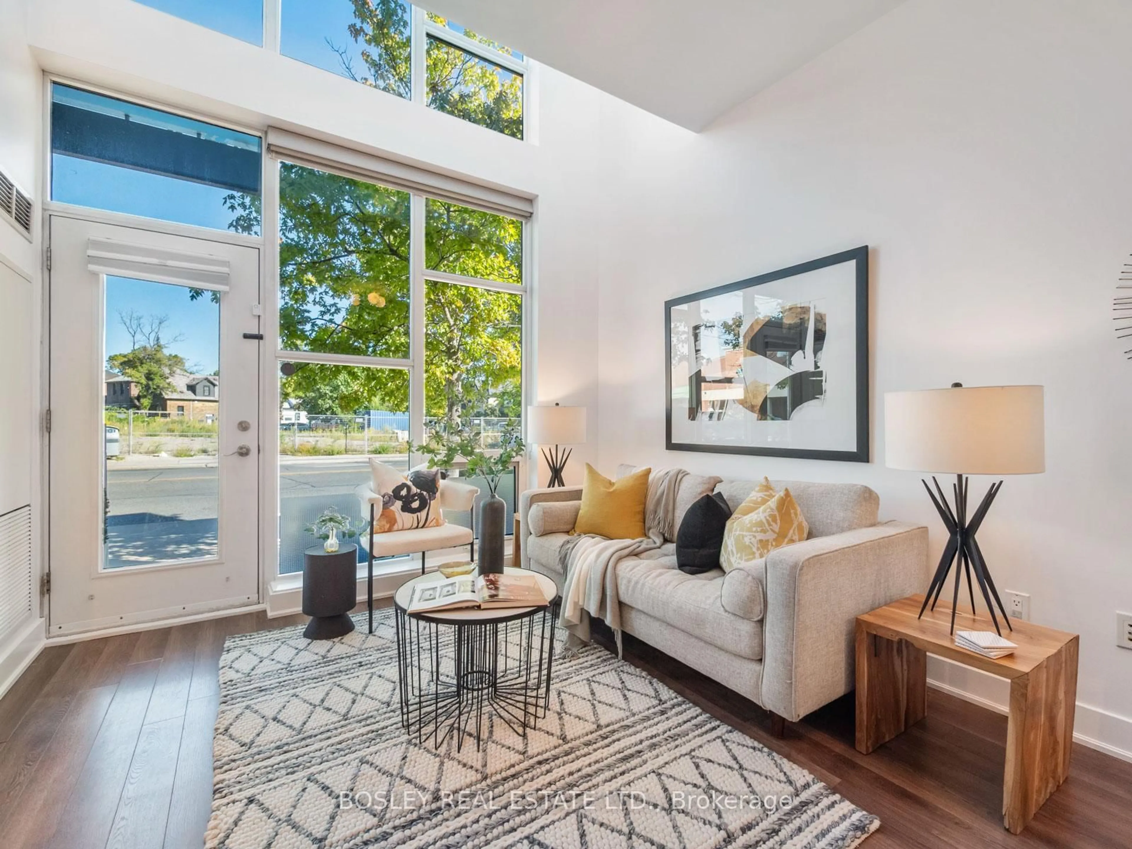 Living room with furniture, unknown for 1048 broadview Ave #TH 1, Toronto Ontario M4K 2B8