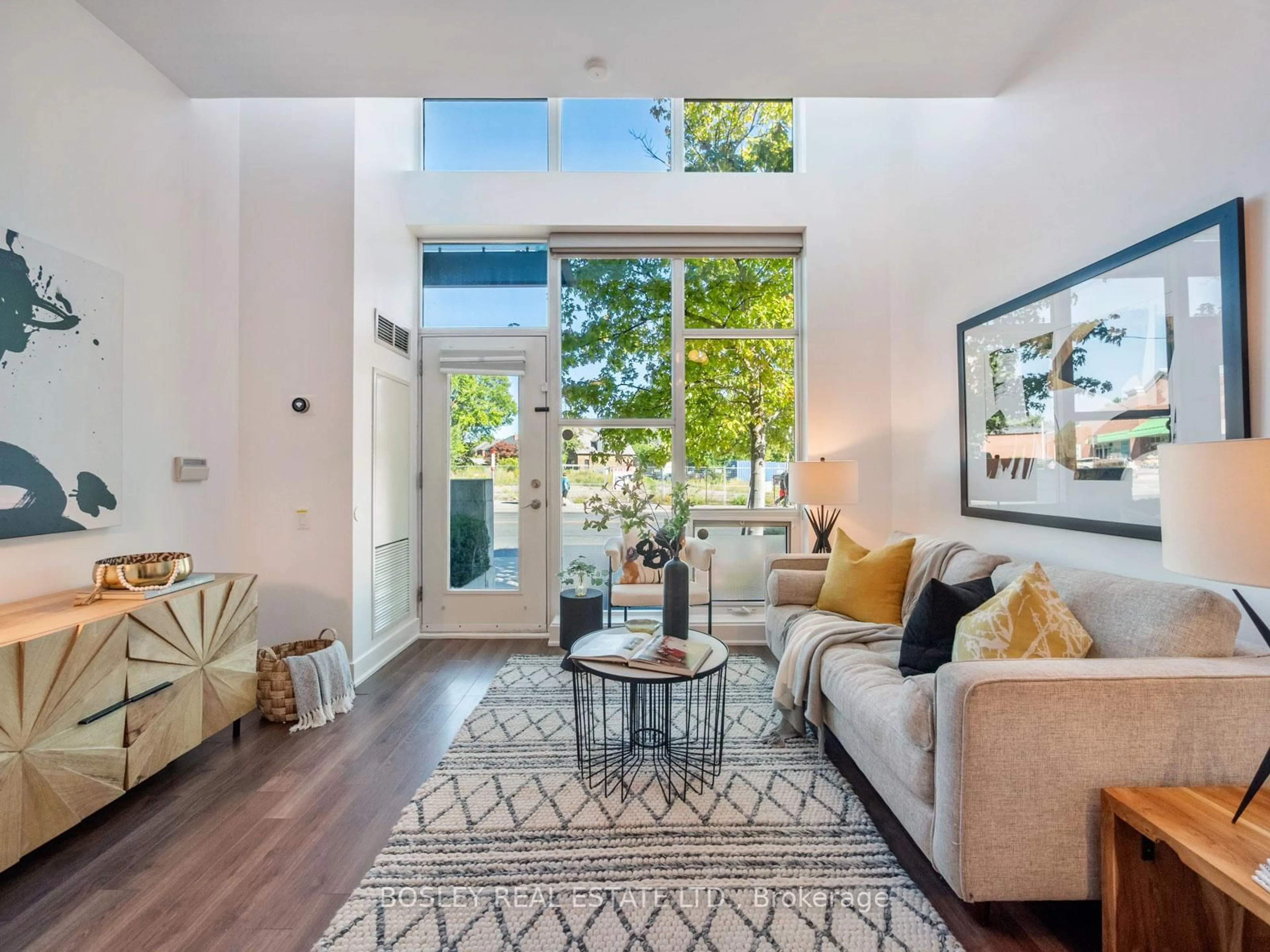 Living room with furniture, unknown for 1048 broadview Ave #TH 1, Toronto Ontario M4K 2B8