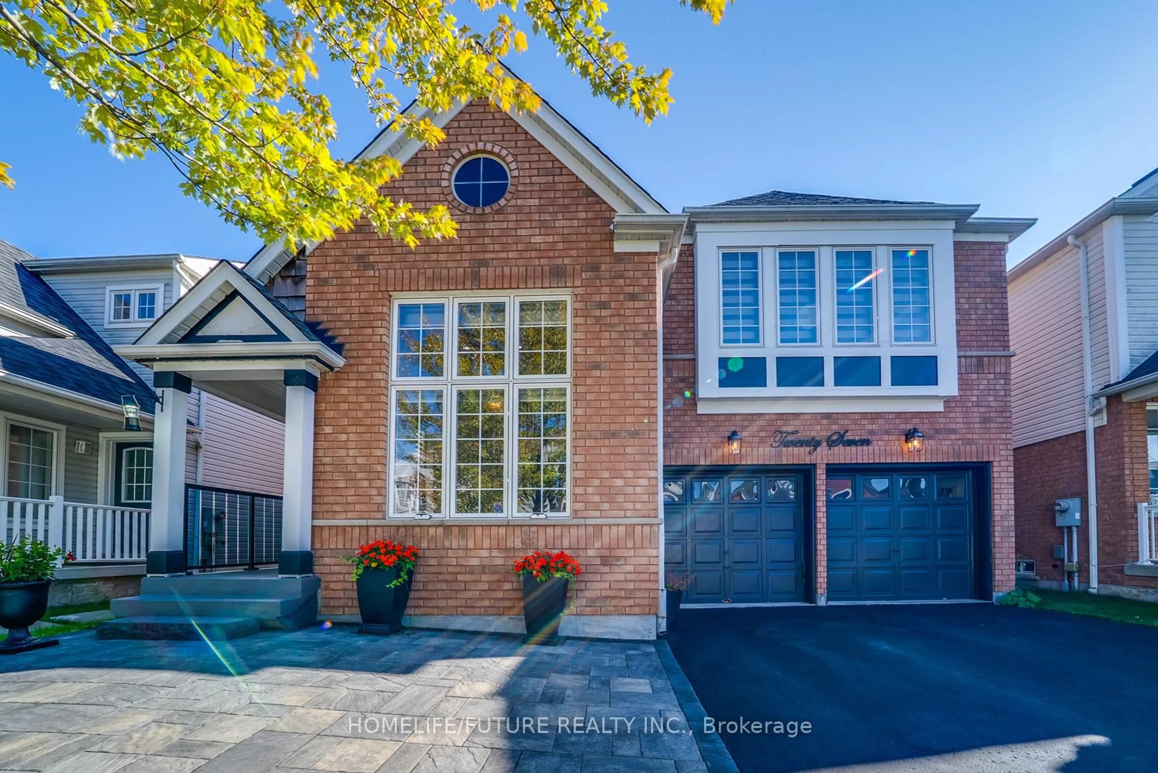 Home with brick exterior material, street for 27 Oleary Dr, Ajax Ontario L1Z 1M9
