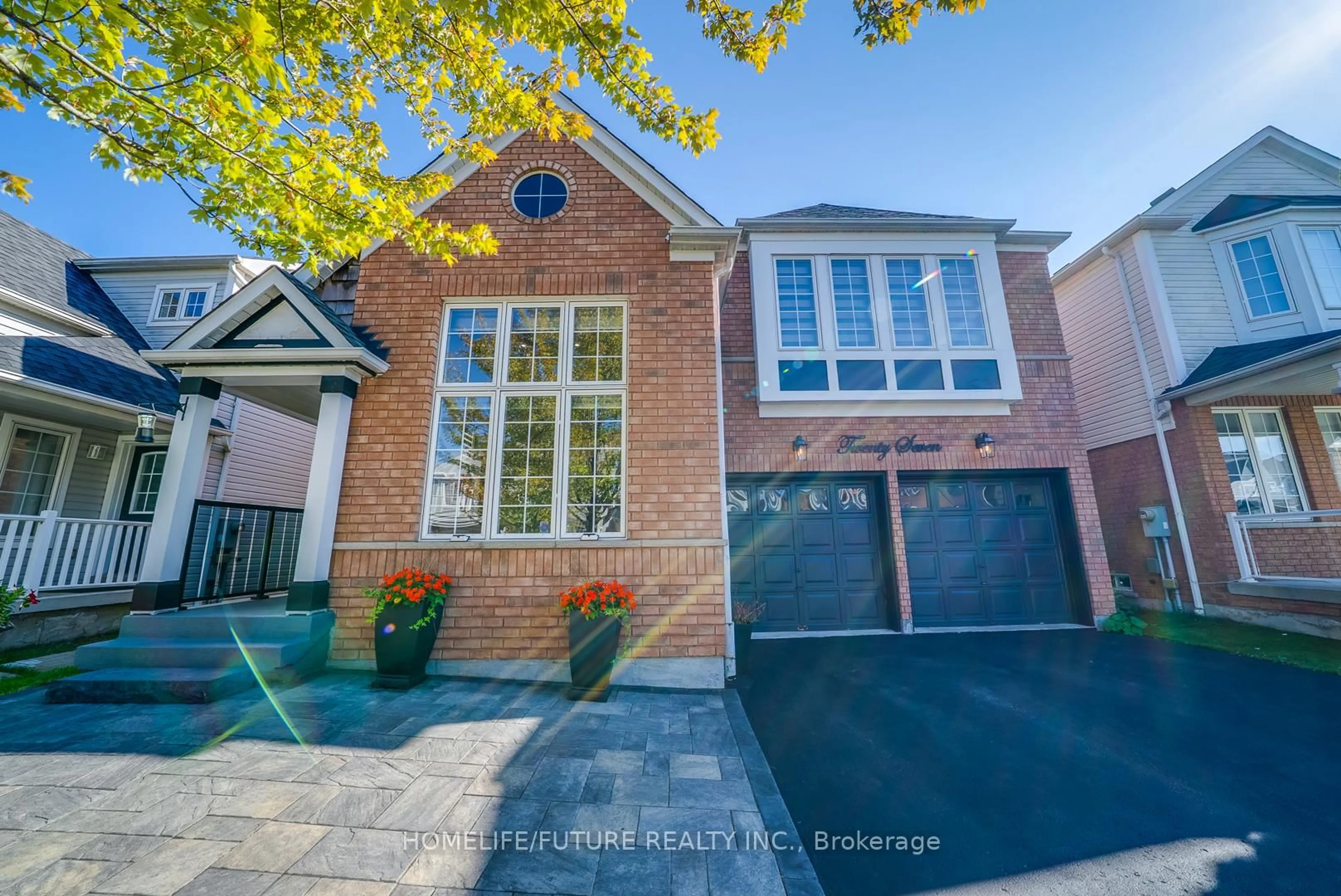 Home with brick exterior material, street for 27 Oleary Dr, Ajax Ontario L1Z 1M9