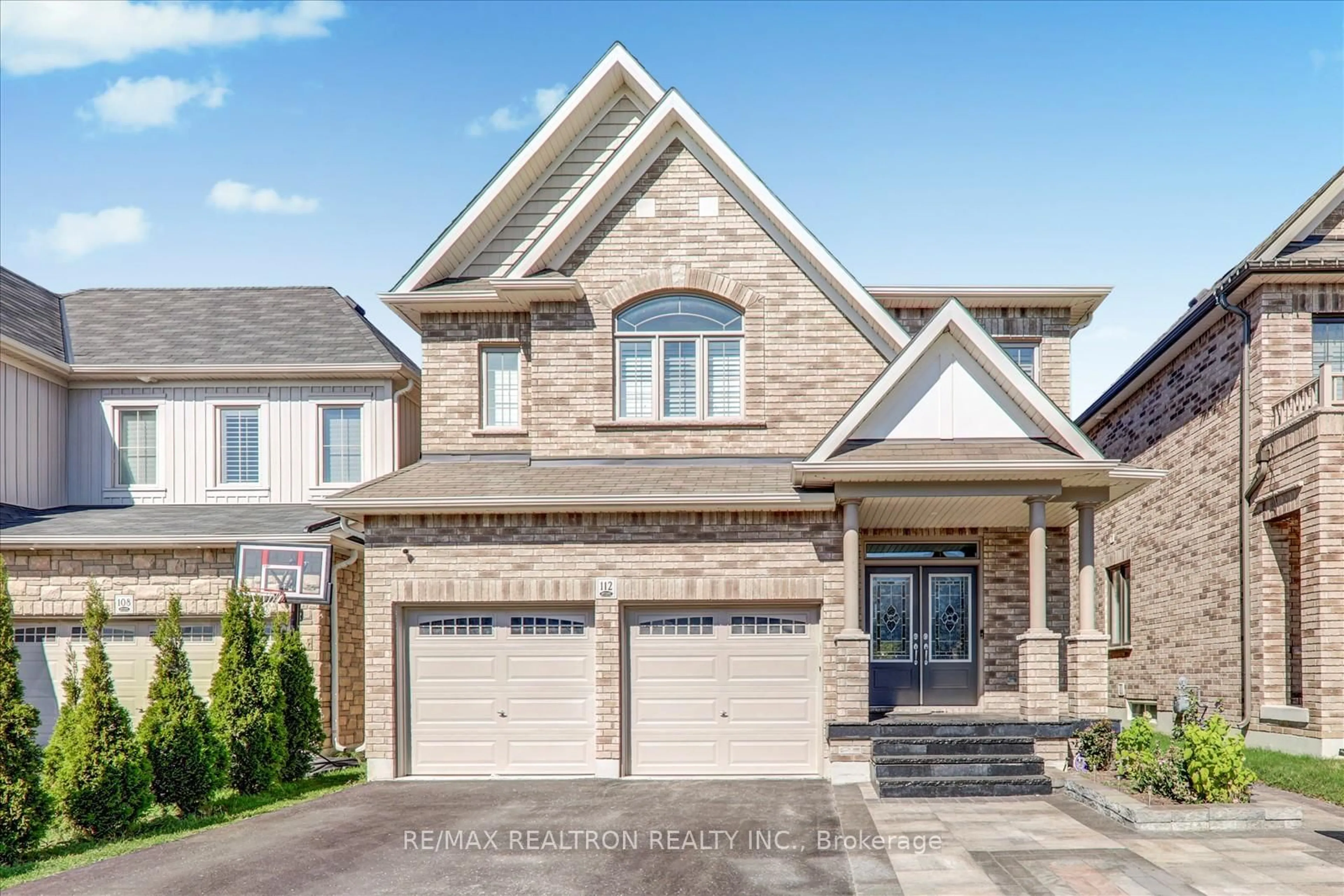 Home with brick exterior material, street for 112 Fred Jackman Ave, Clarington Ontario L1C 0T4
