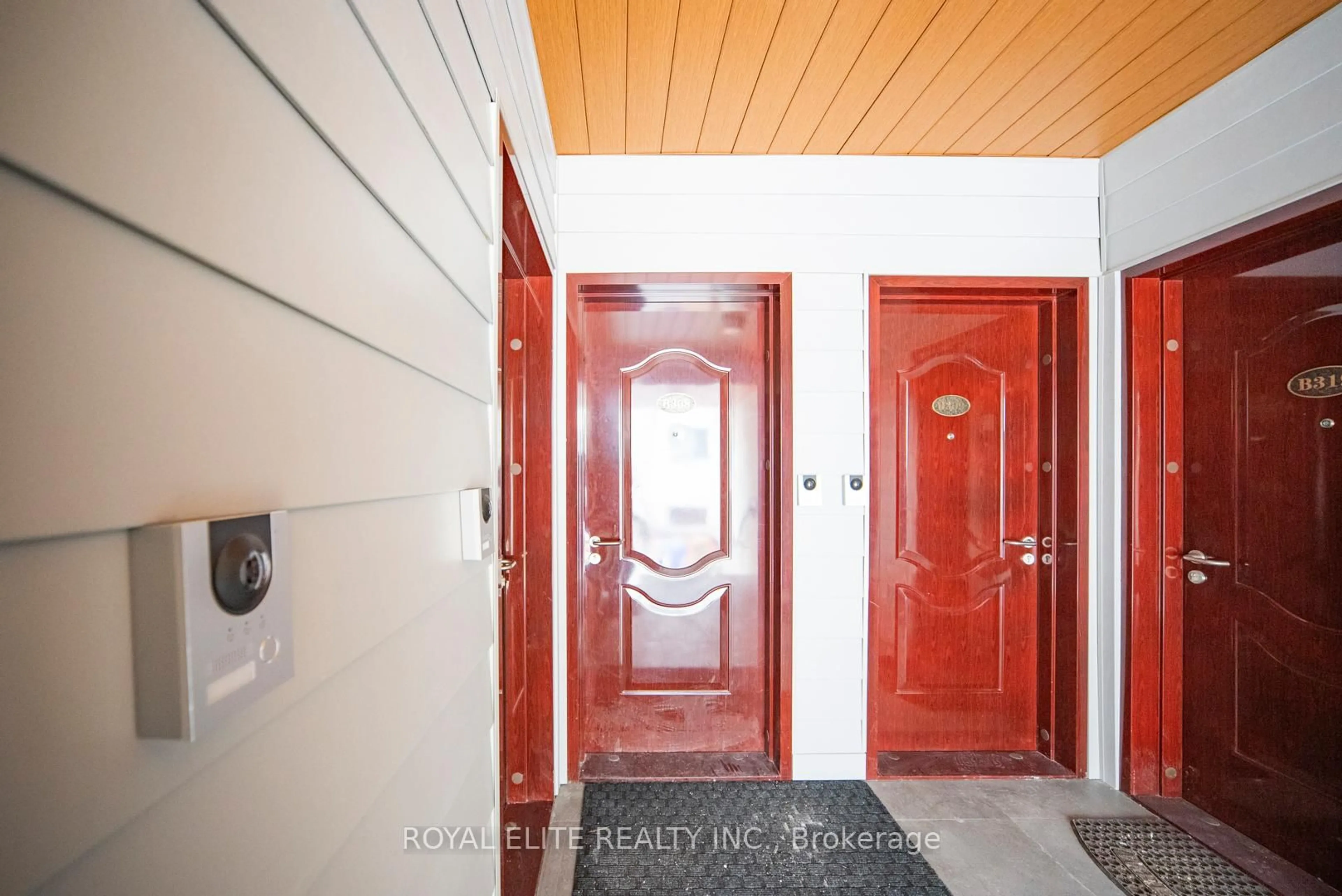 Indoor foyer for 50 Morecambe Gate #B308, Toronto Ontario M1W 0A9