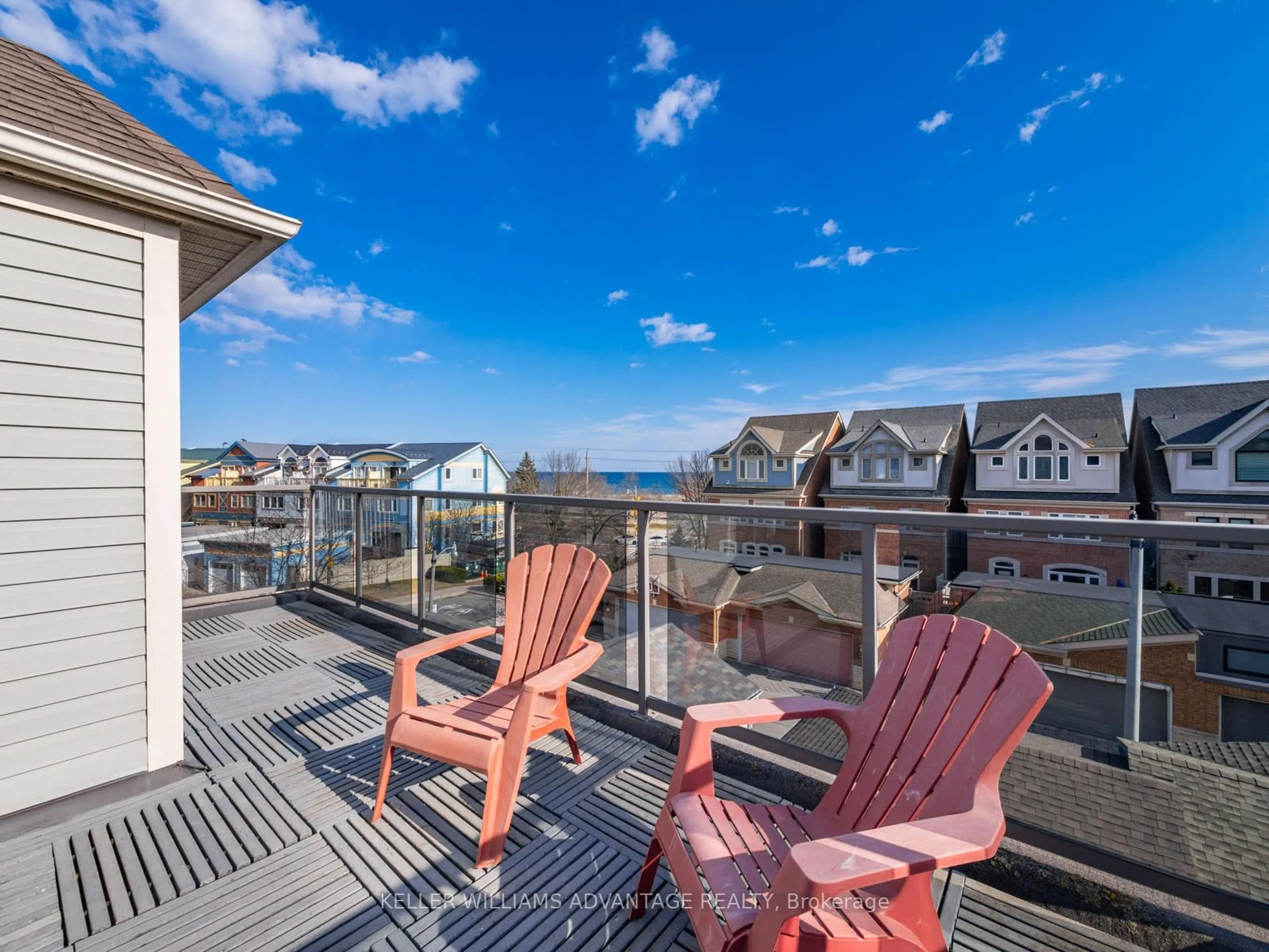 Patio, water/lake/river/ocean view for 69 Boardwalk Dr, Toronto Ontario M4L 3Z4