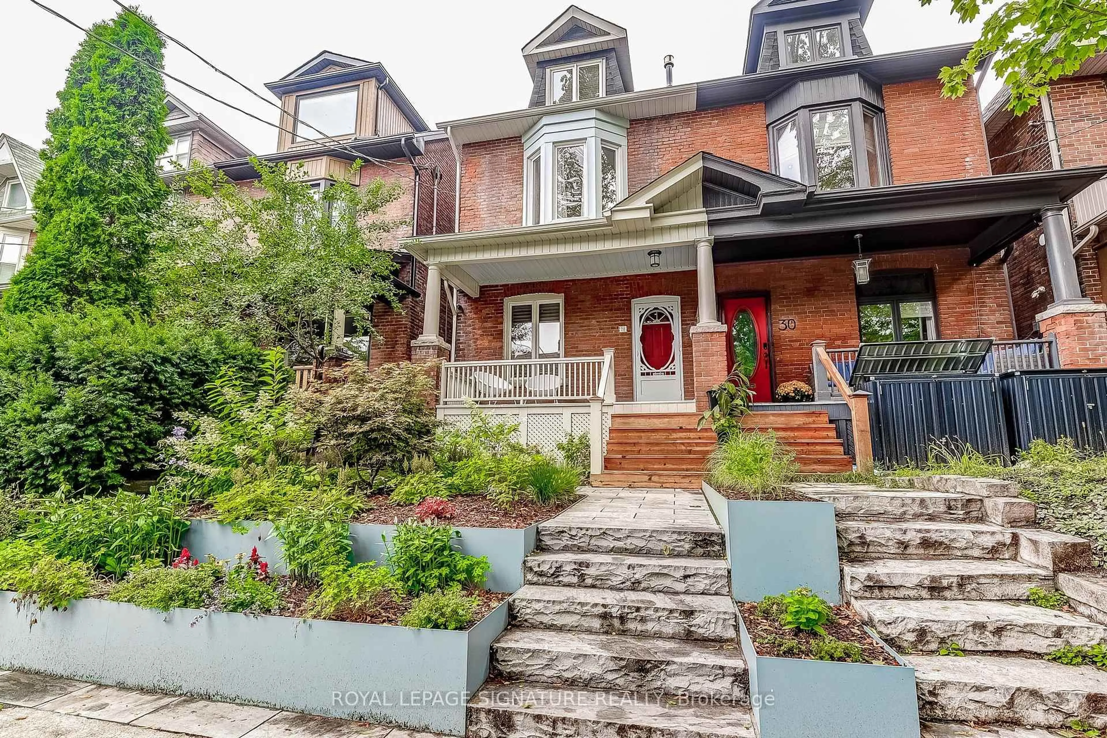 Home with brick exterior material, street for 28 Garnock Ave, Toronto Ontario M4K 1M2