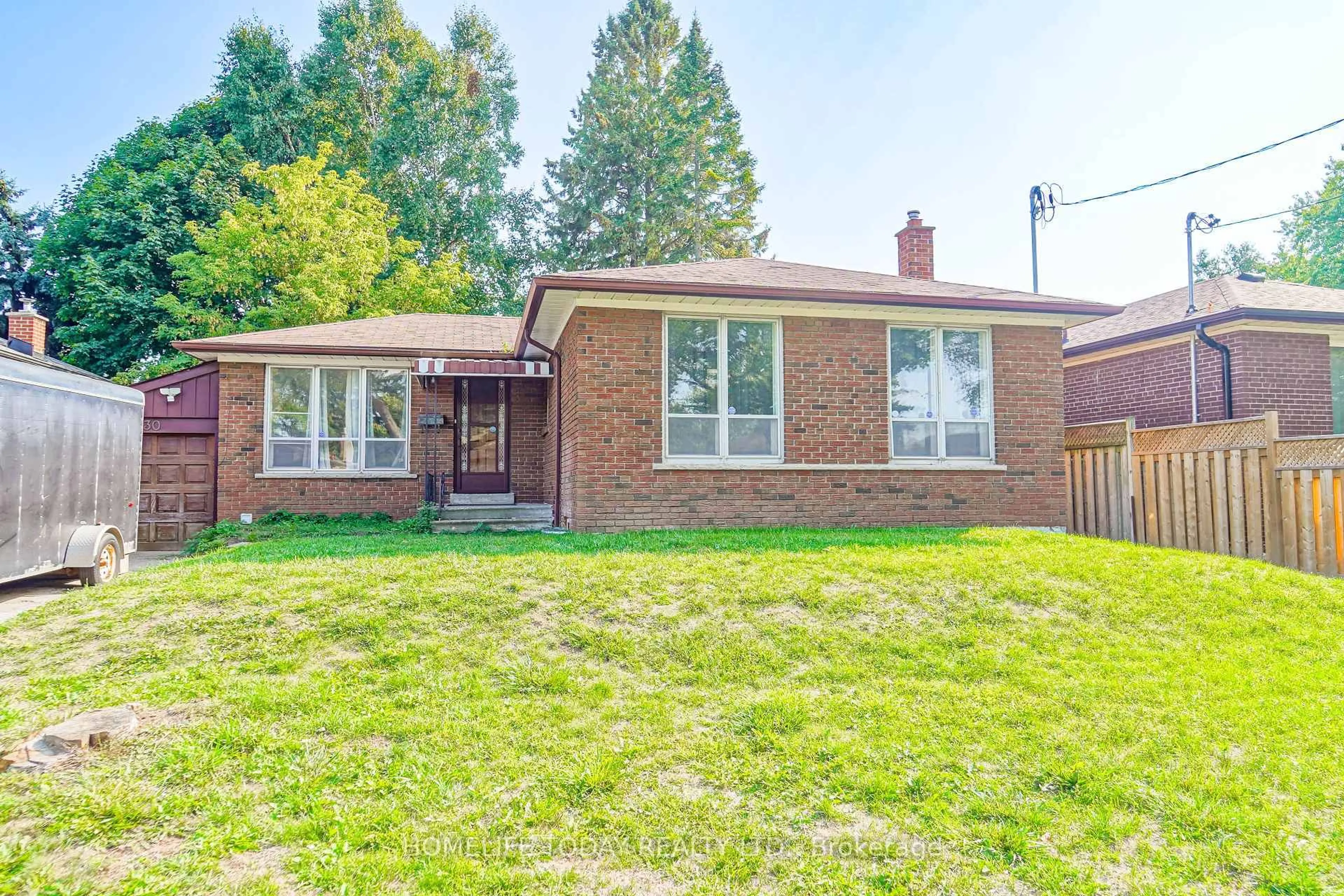 Home with brick exterior material, street for 30 Melchior Dr, Toronto Ontario M1E 3W5