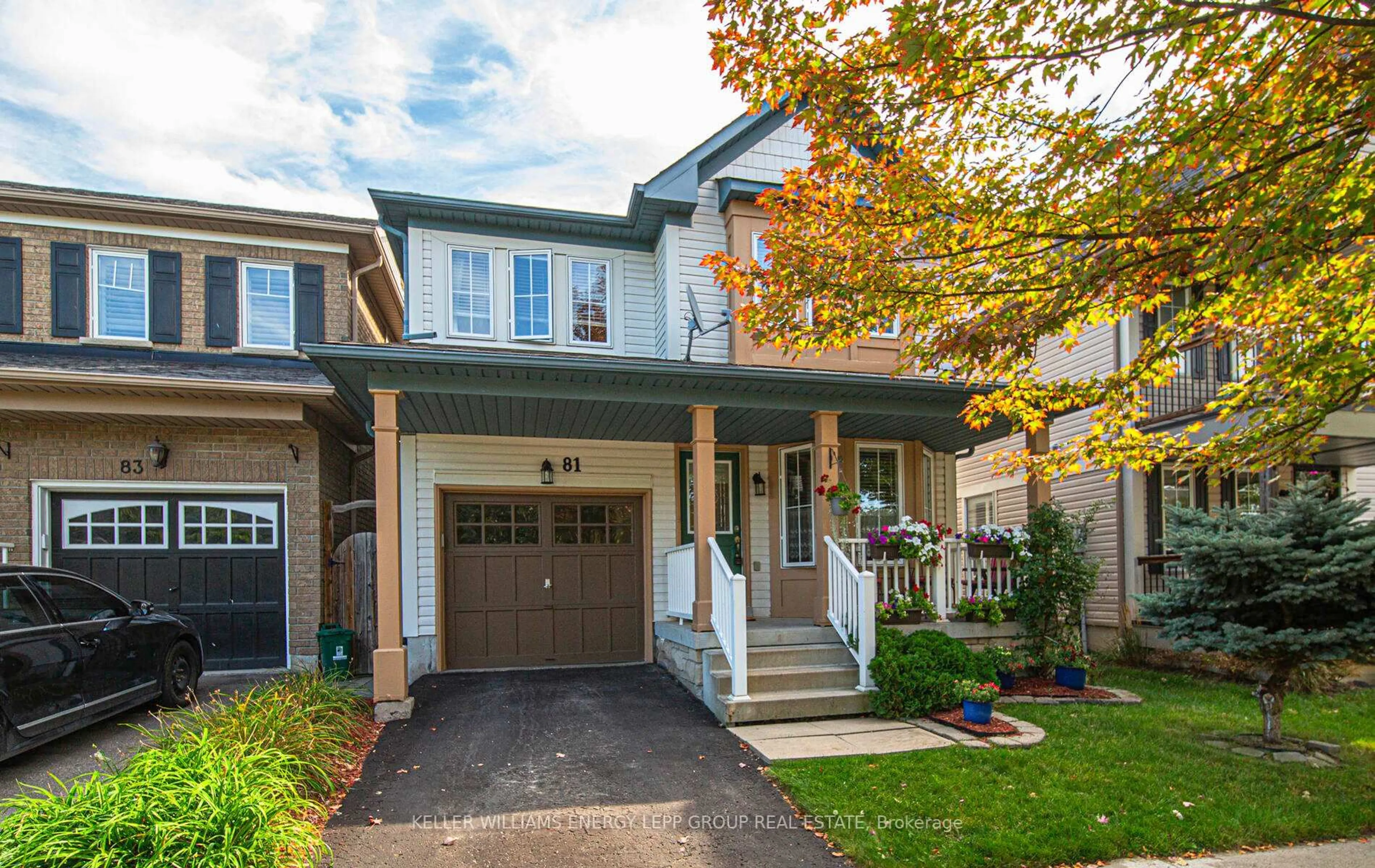 Home with brick exterior material, street for 81 Harrongate Pl, Whitby Ontario L1R 3E5