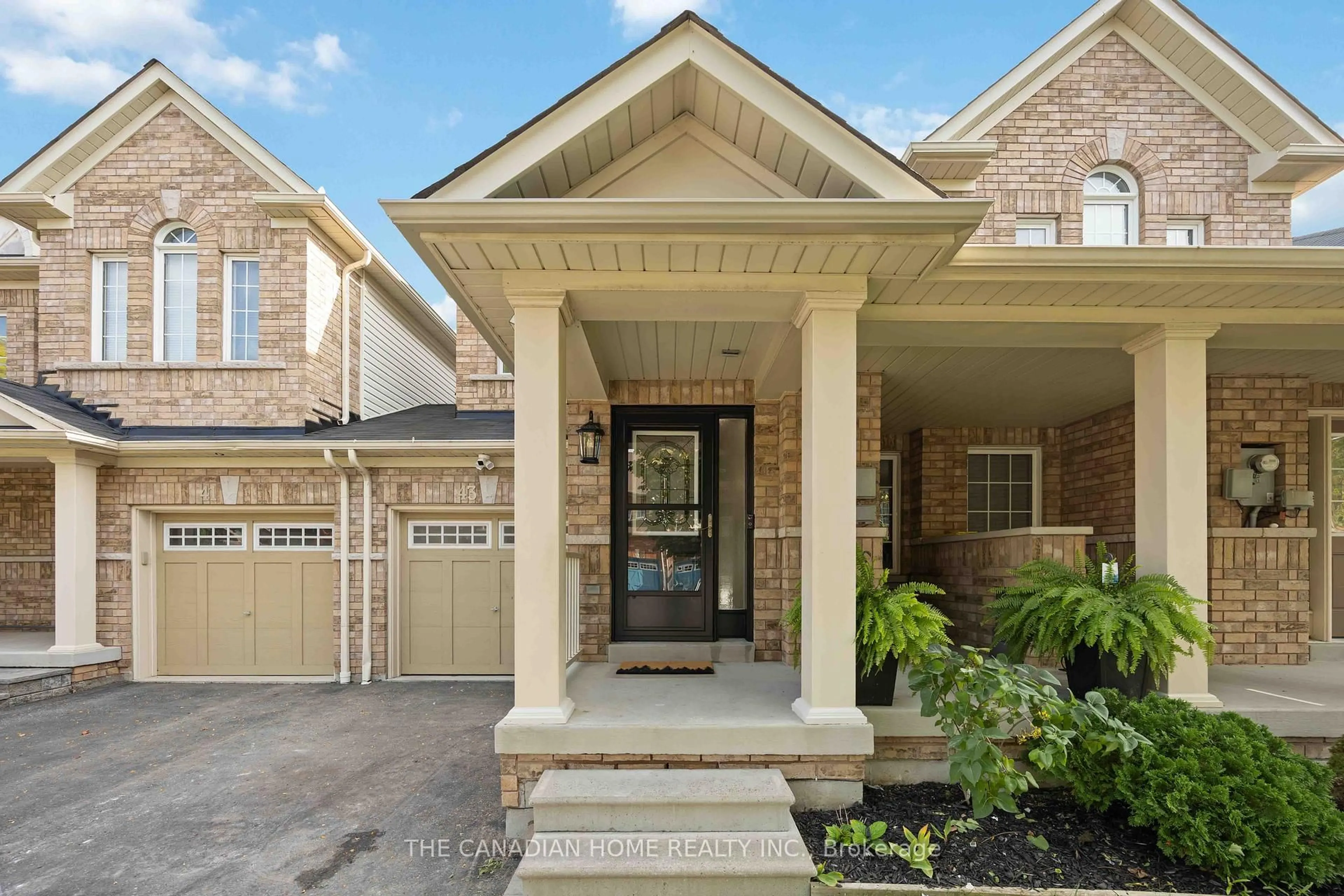 Home with brick exterior material, street for 43 Elliottglen Dr, Ajax Ontario L1Z 0H1