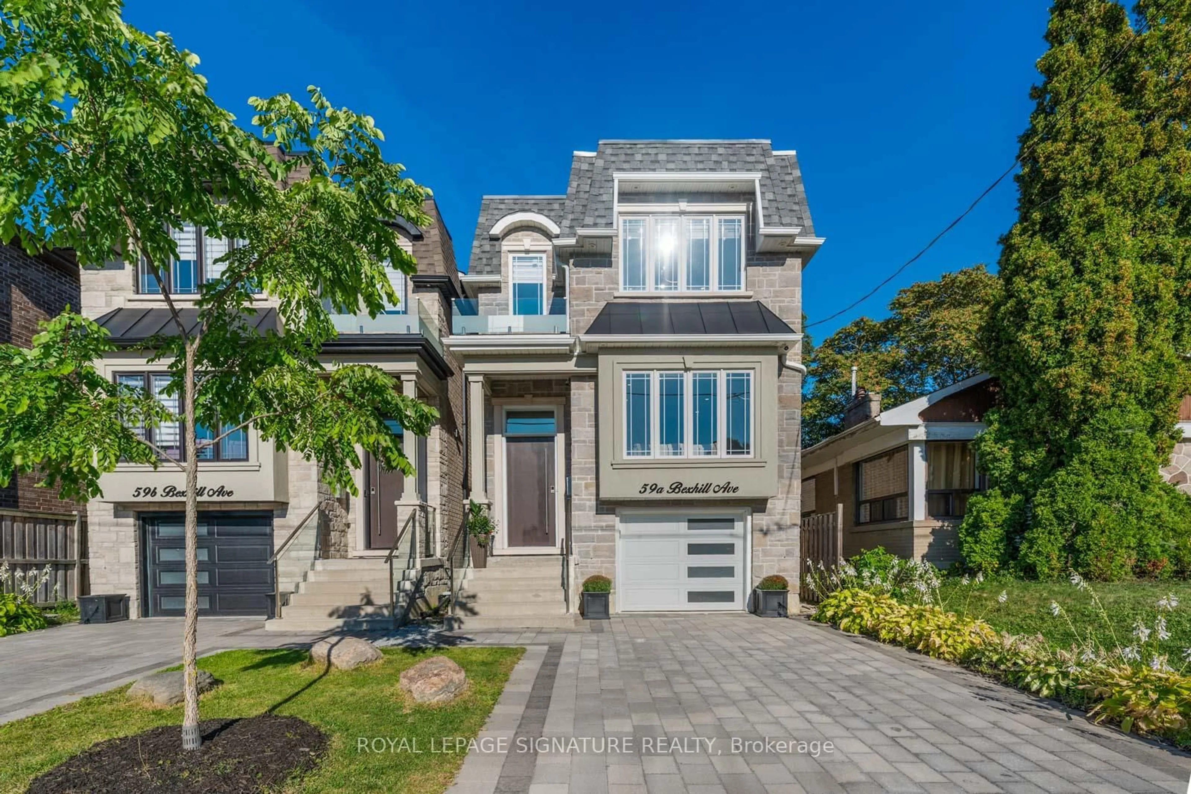 Home with brick exterior material, street for 59A Bexhill Ave, Toronto Ontario M1L 3B7
