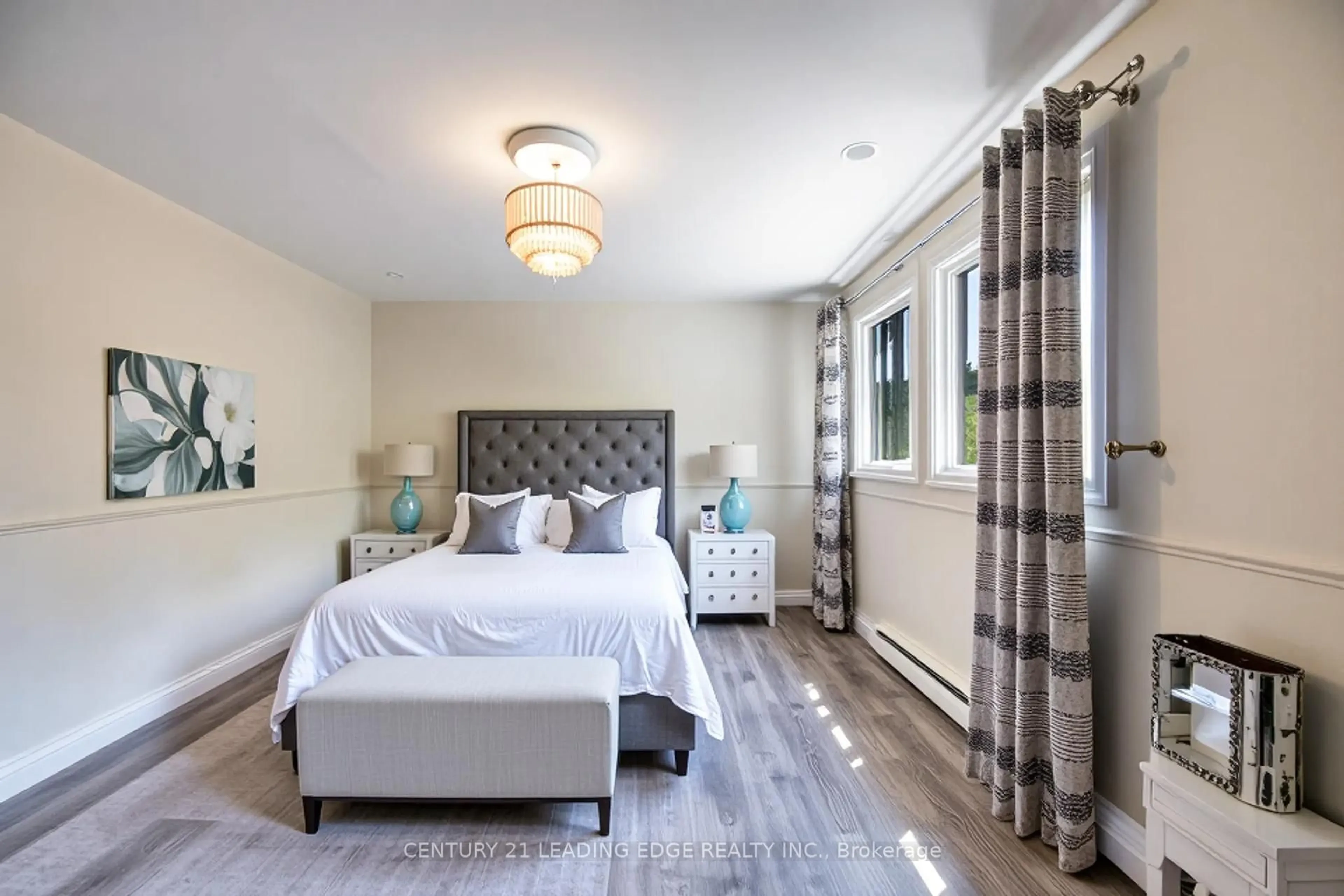 Bedroom with bed, unknown for 350 Camelot Crt #19, Oshawa Ontario L1G 6P7
