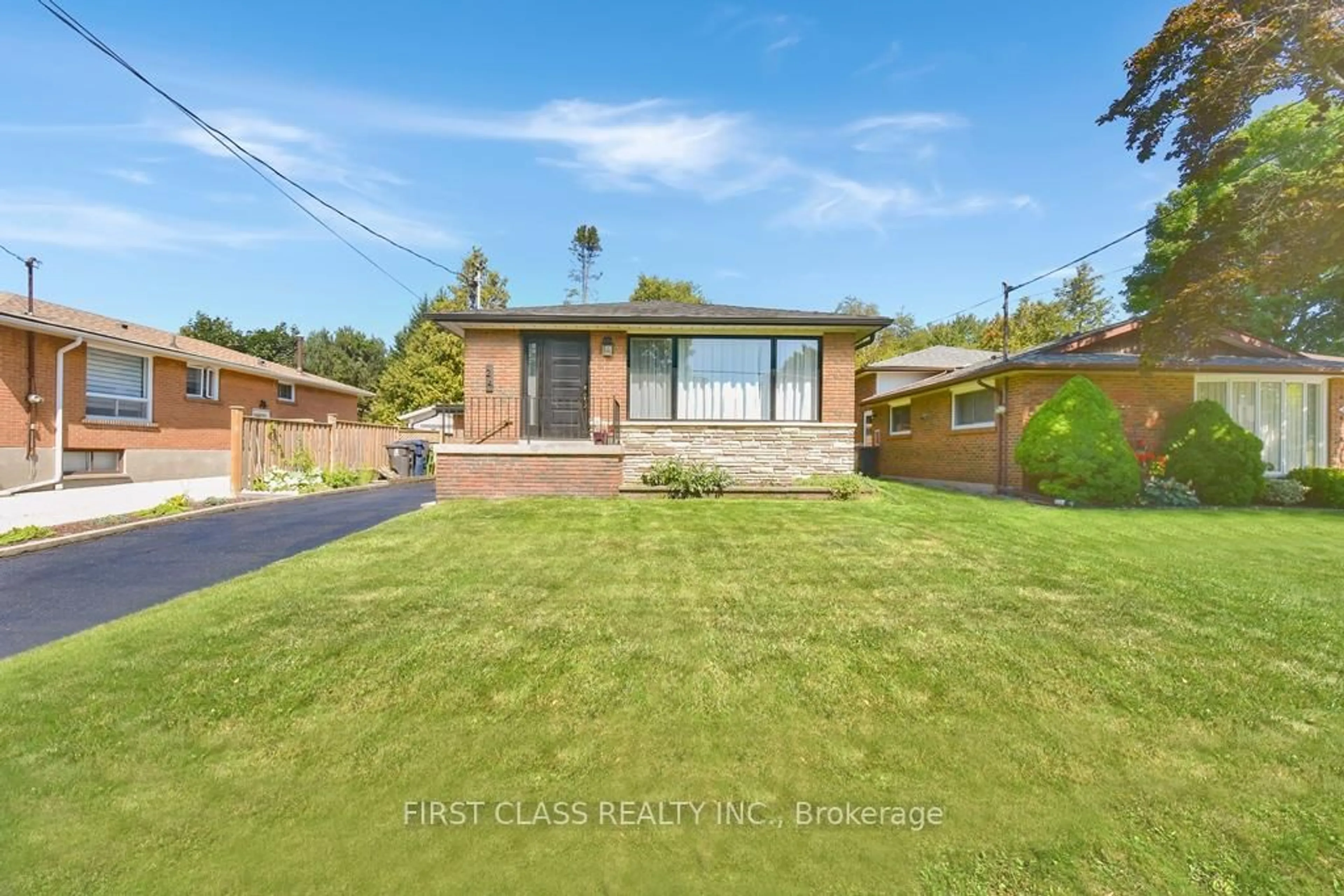 A pic from outside/outdoor area/front of a property/back of a property/a pic from drone, unknown for 24 Fintona Ave, Toronto Ontario M1E 1V3