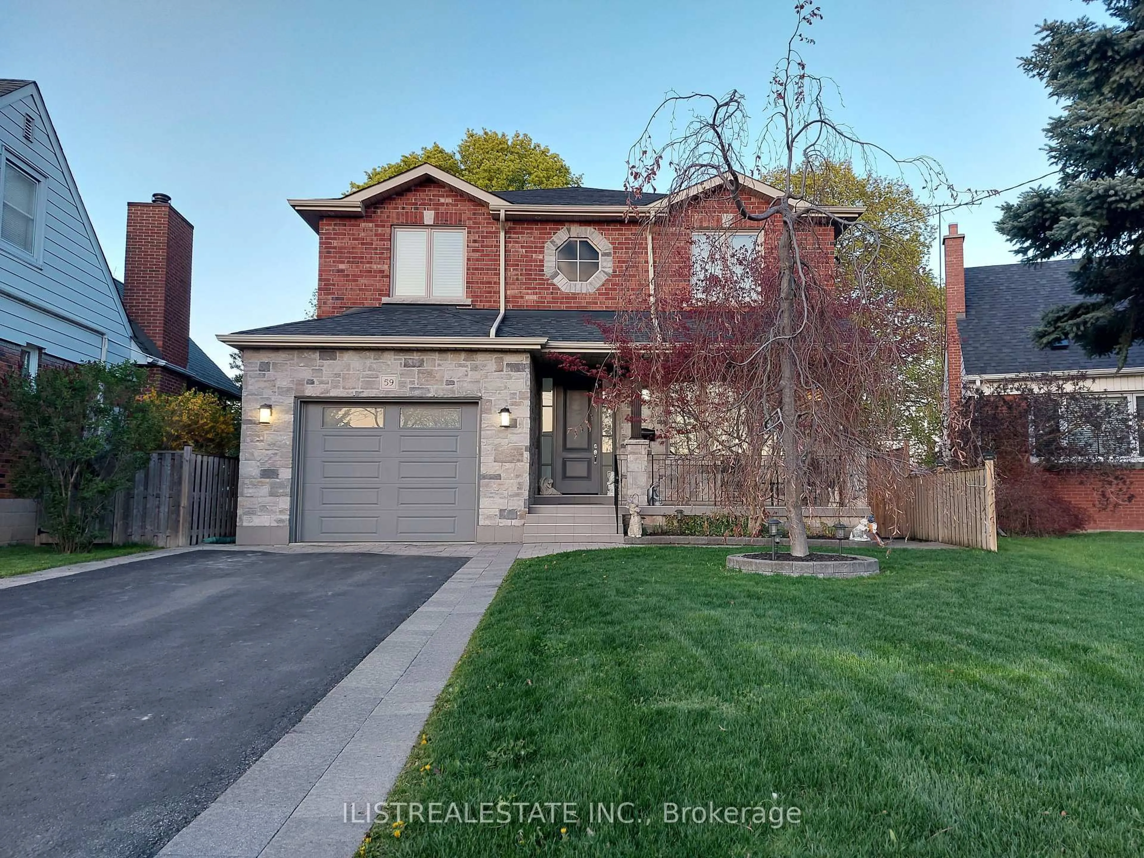 Home with brick exterior material, street for 59 Princemere Cres, Toronto Ontario M1R 3X1