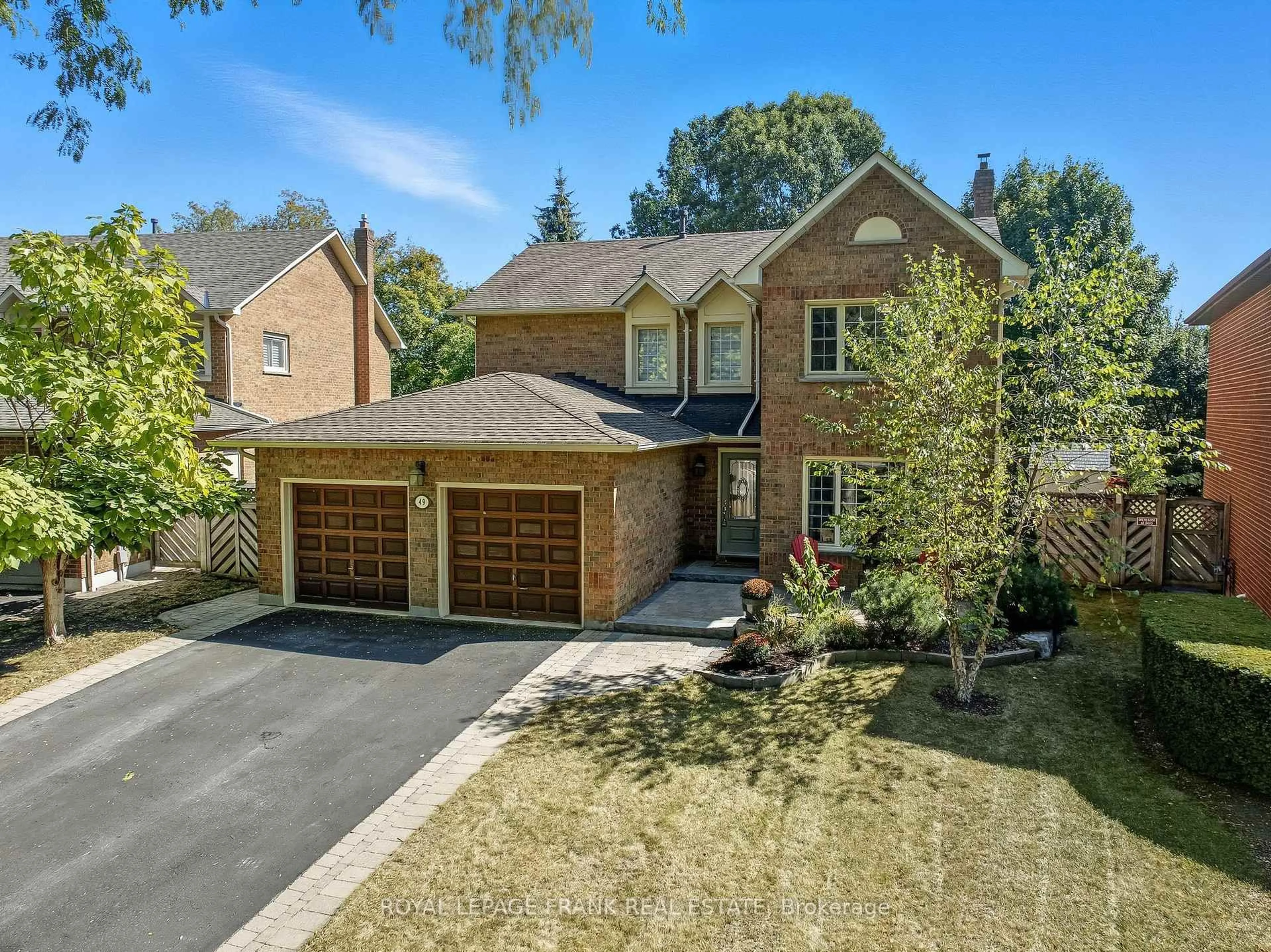 Home with brick exterior material, street for 49 Rice Dr, Whitby Ontario L1N 7Z3
