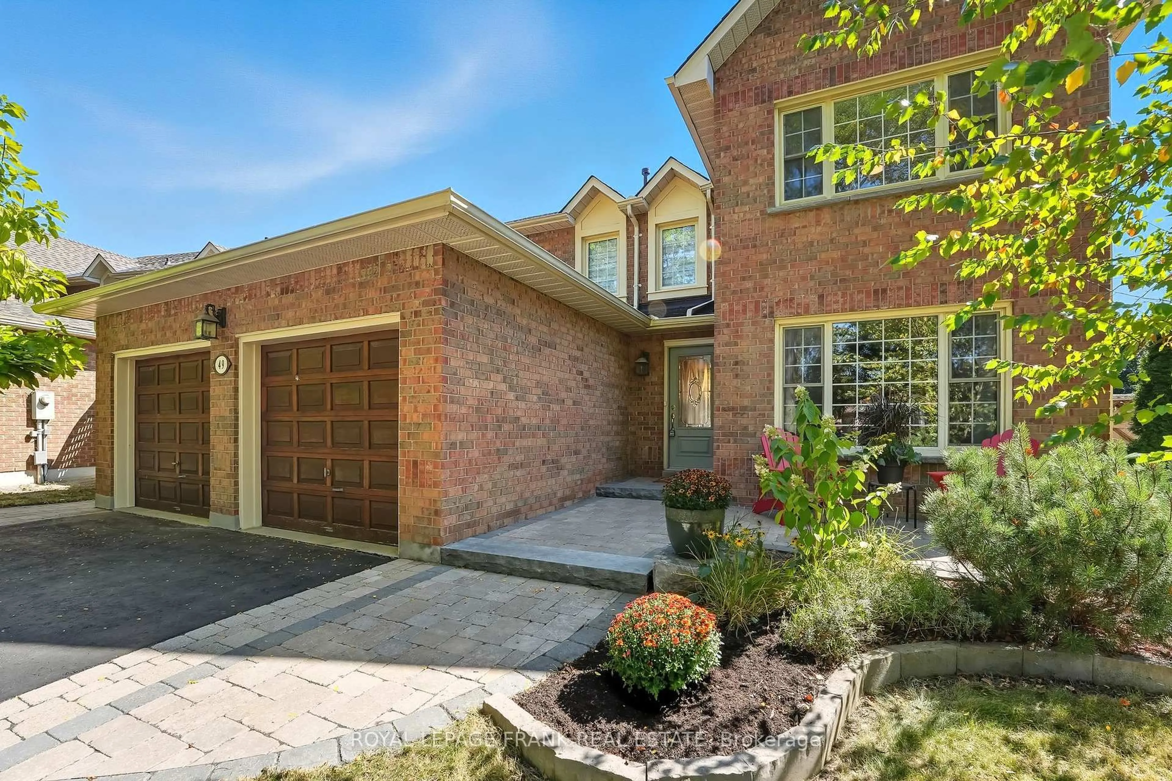 Home with brick exterior material, street for 49 Rice Dr, Whitby Ontario L1N 7Z3