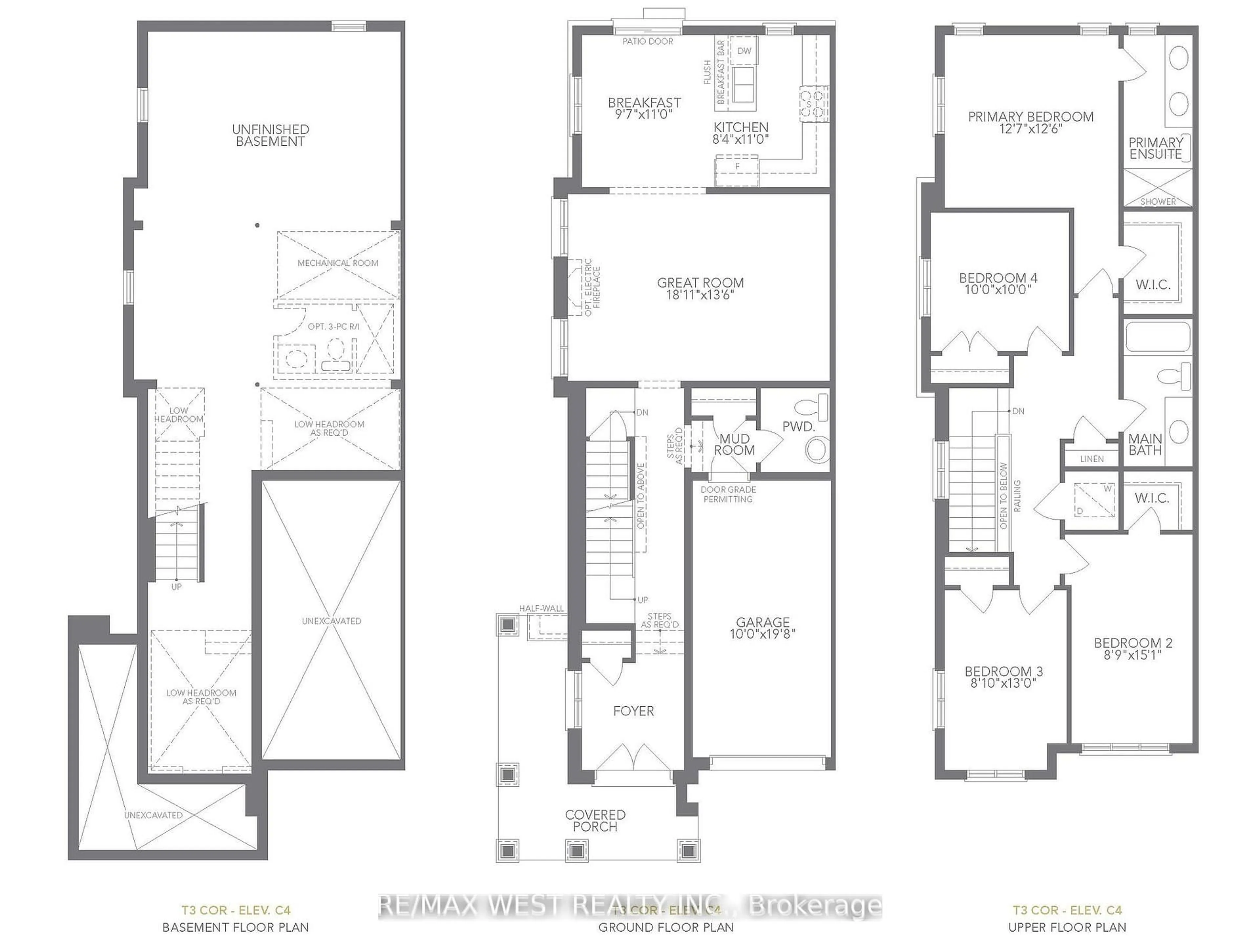 Floor plan for NA Wheatcroft Dr, Oshawa Ontario L1L 0W4