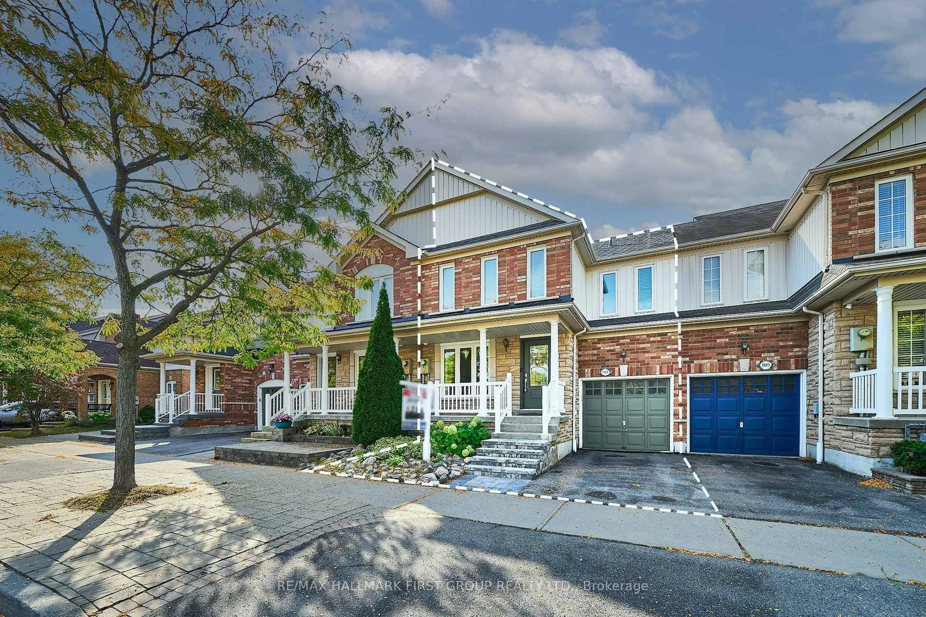 Home with brick exterior material, street for 1505 Avonmore Sq, Pickering Ontario L1V 7H2