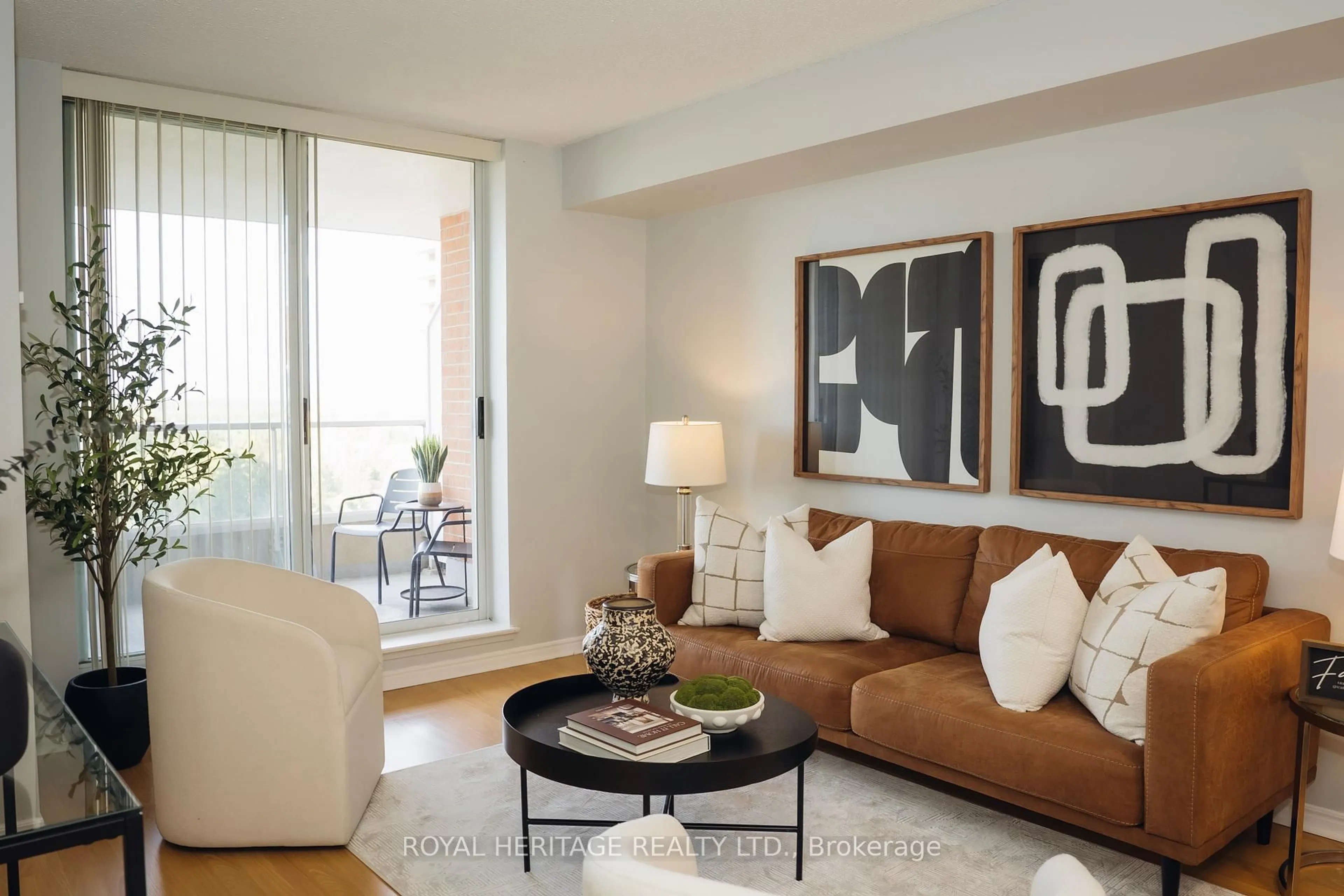 Living room with furniture, unknown for 400 Mclevin Ave #704, Toronto Ontario M1B 5J4