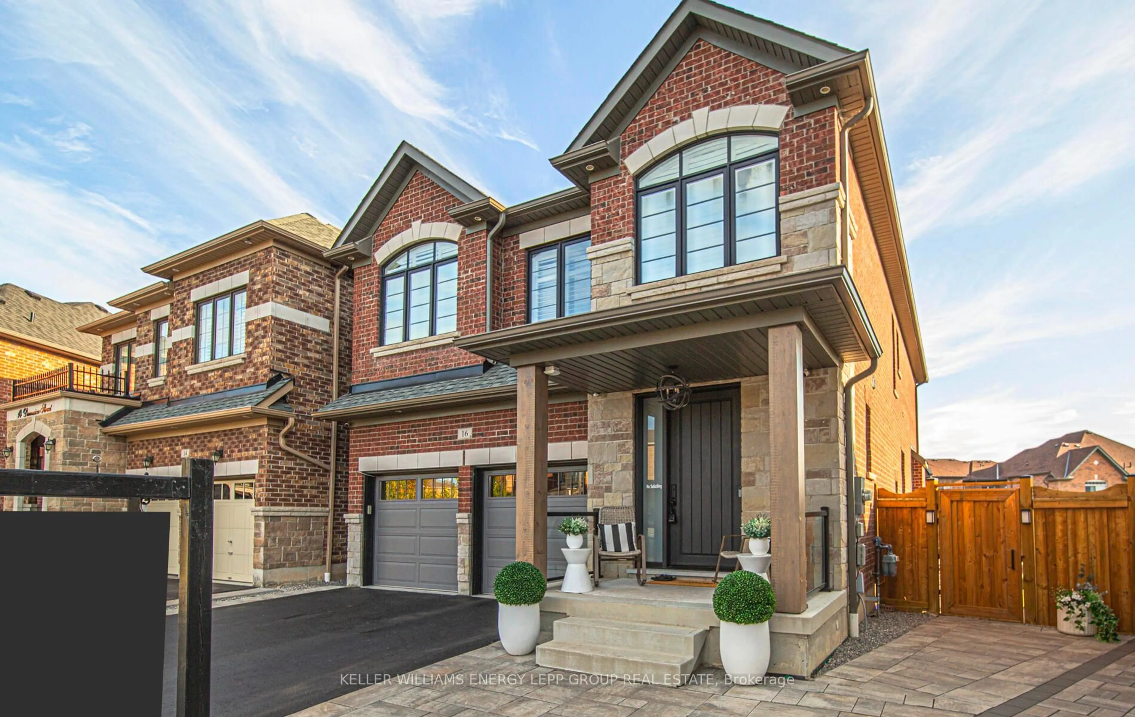 Home with brick exterior material, street for 16 Dumaine St, Whitby Ontario L1P 0G8