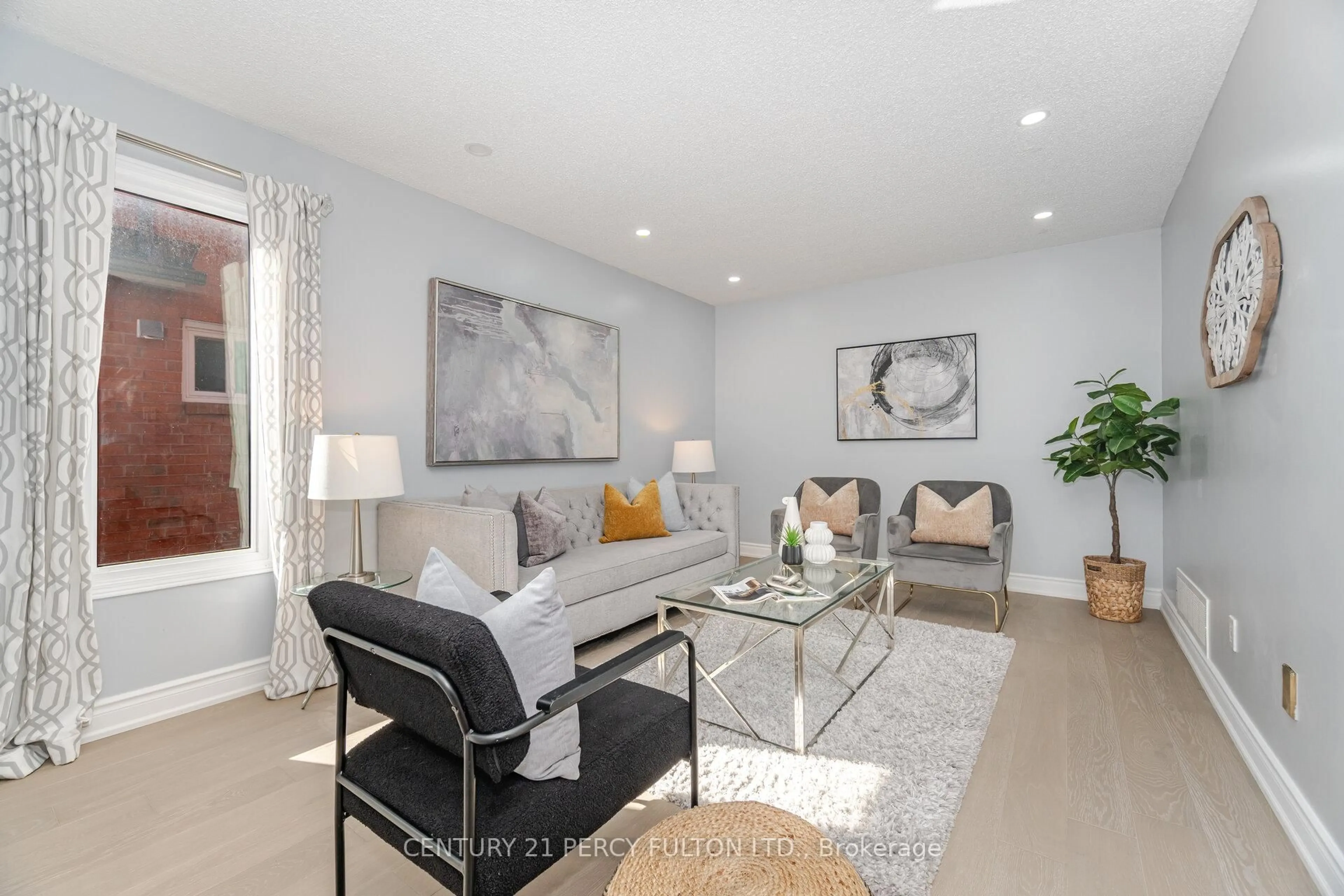 Living room with furniture, unknown for 14 Keeble Cres, Ajax Ontario L1T 3R8