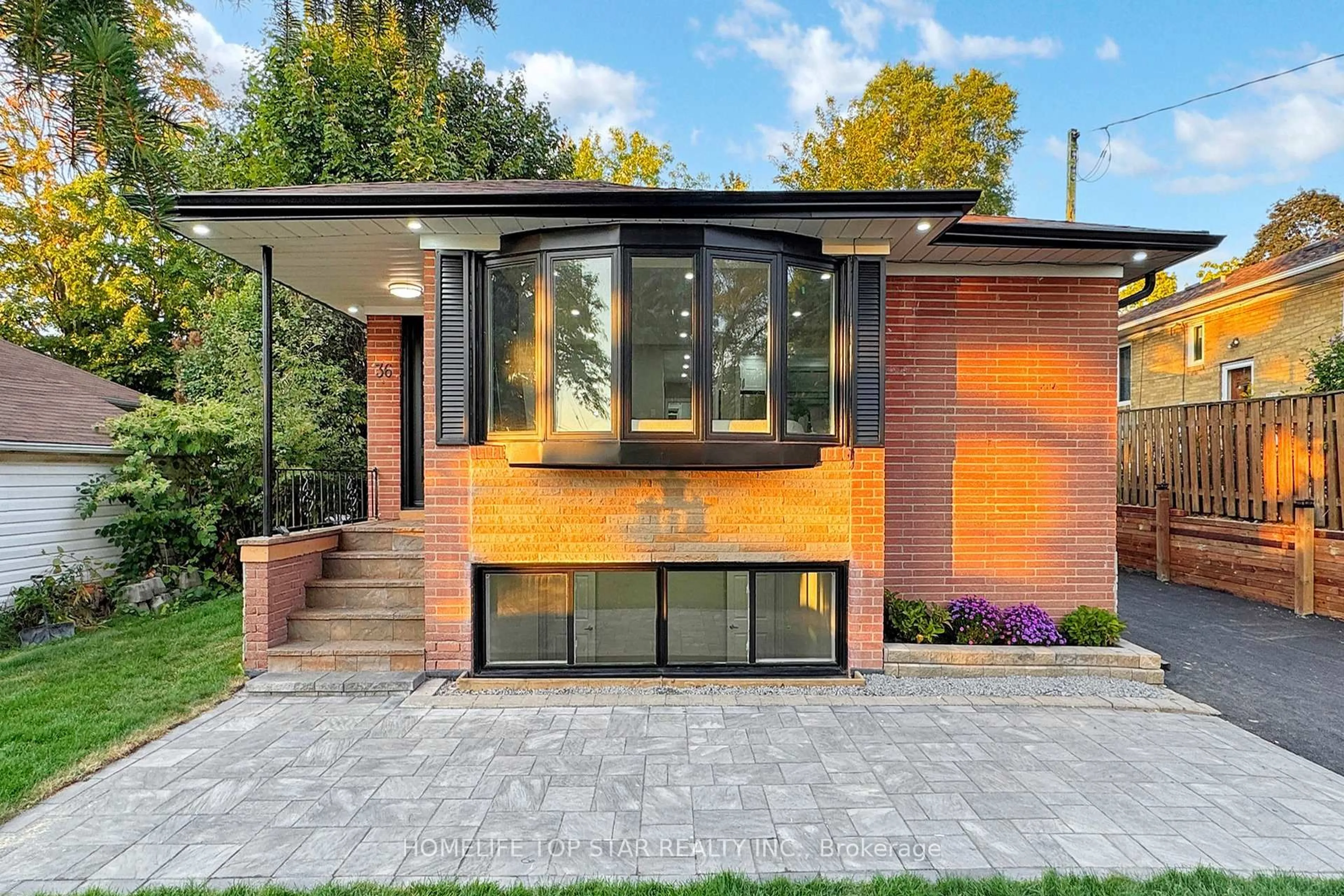 Home with brick exterior material, street for 36 Belyea Cres, Toronto Ontario M1J 1V7