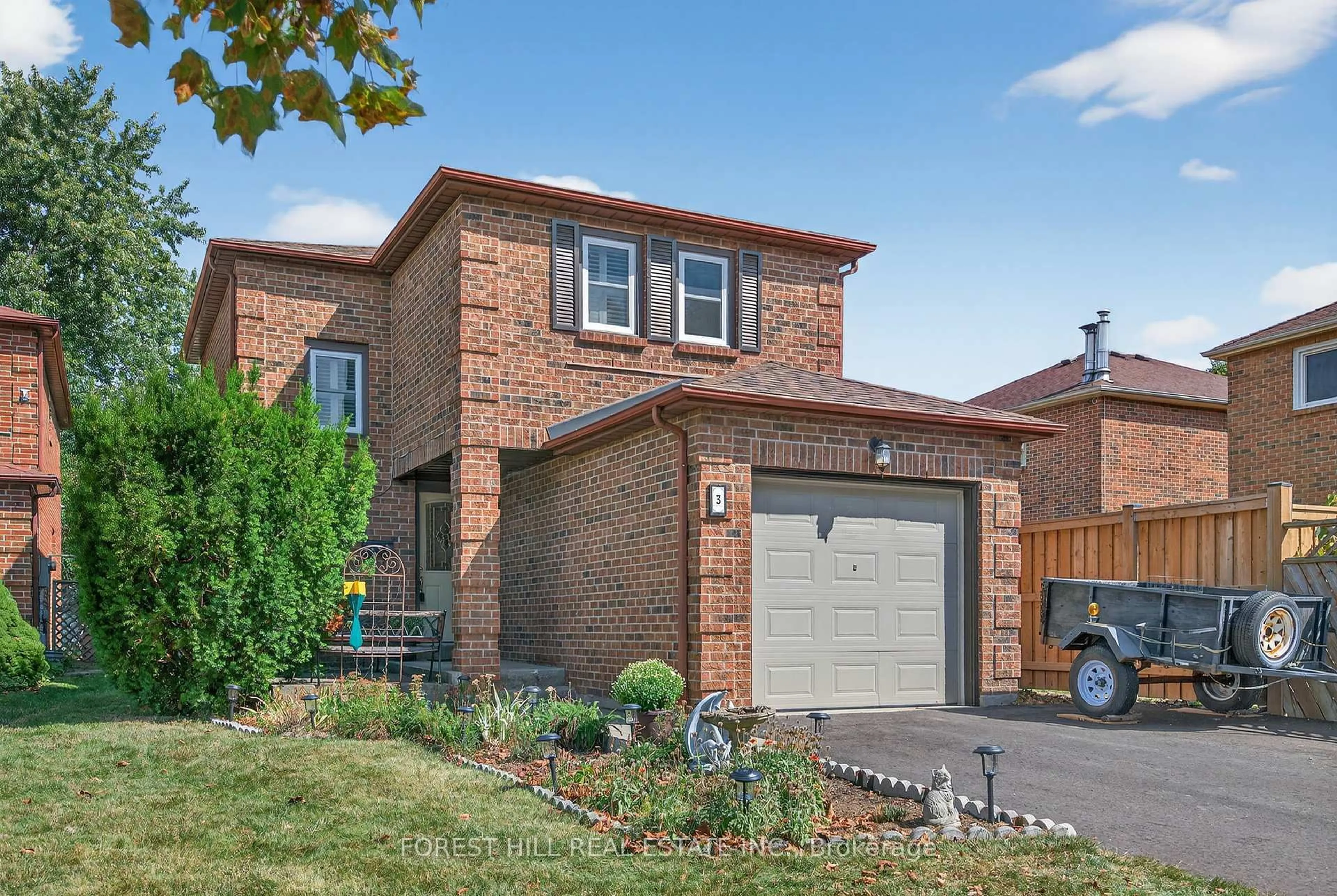Home with brick exterior material, street for 3 Bowers Crt, Ajax Ontario L1T 2L6