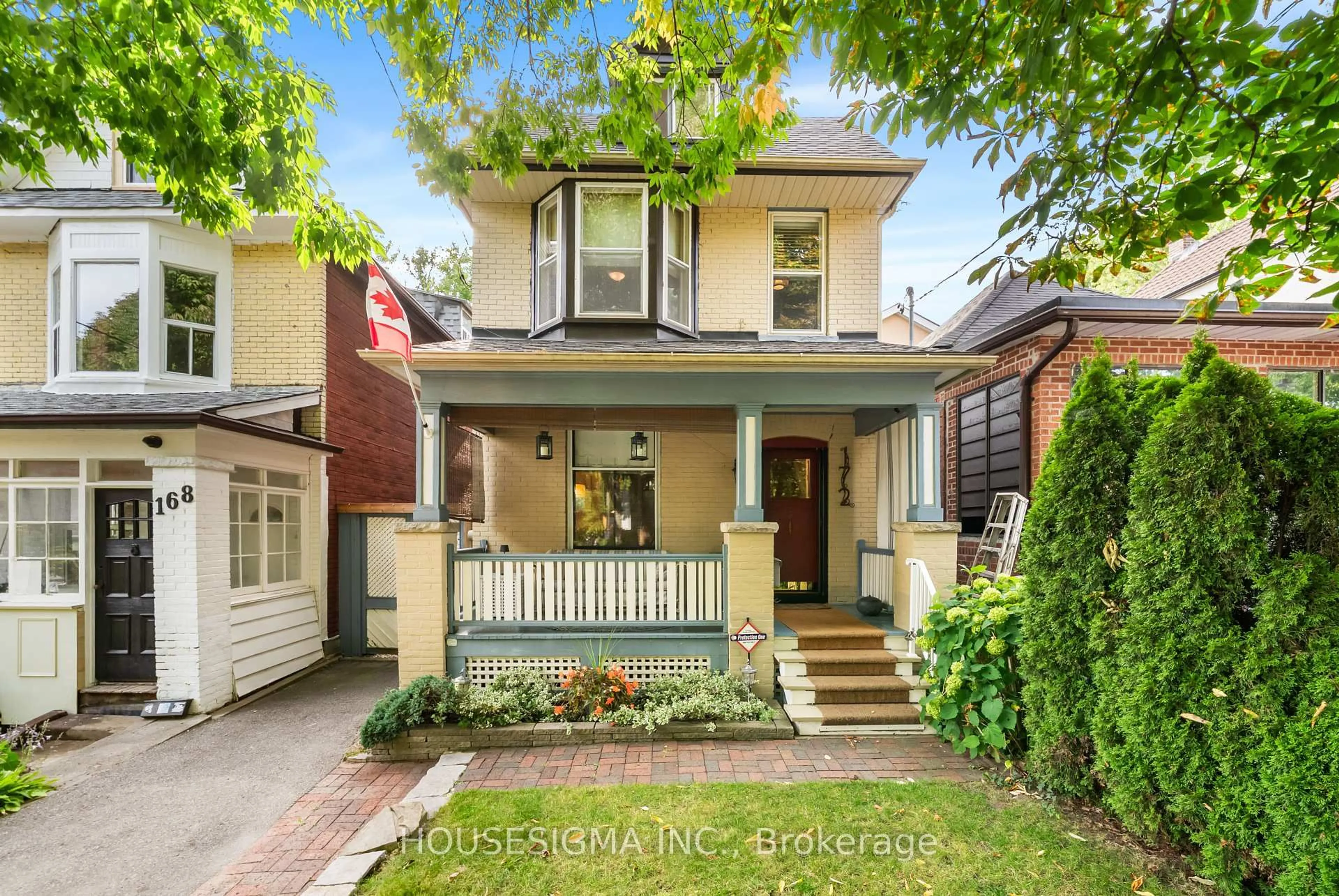 Home with brick exterior material, street for 172 Ashdale Ave, Toronto Ontario M4L 2Y9