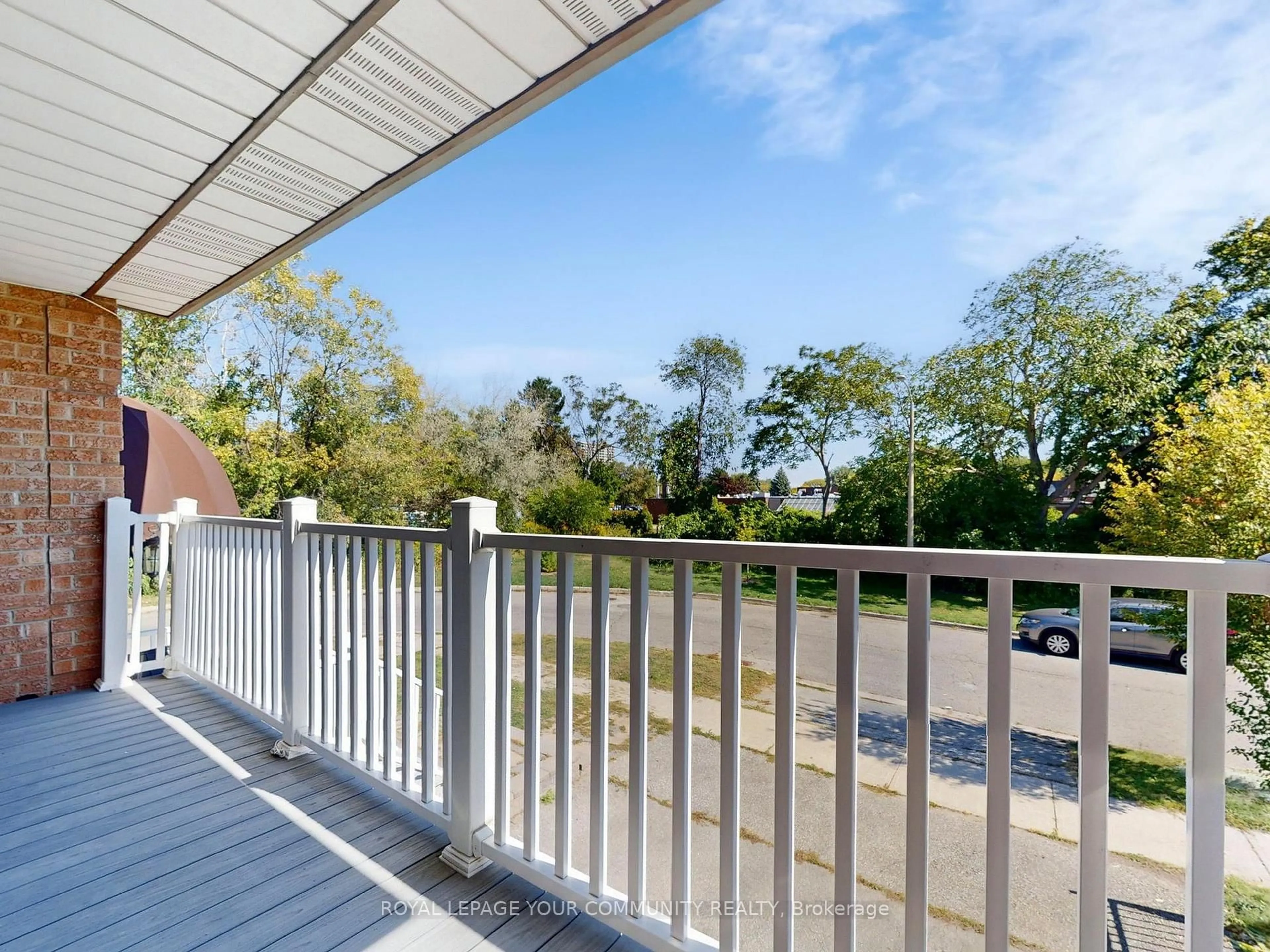 Balcony in the apartment, water/lake/river/ocean view for 54 Emcarr Dr, Toronto Ontario M1E 5A1