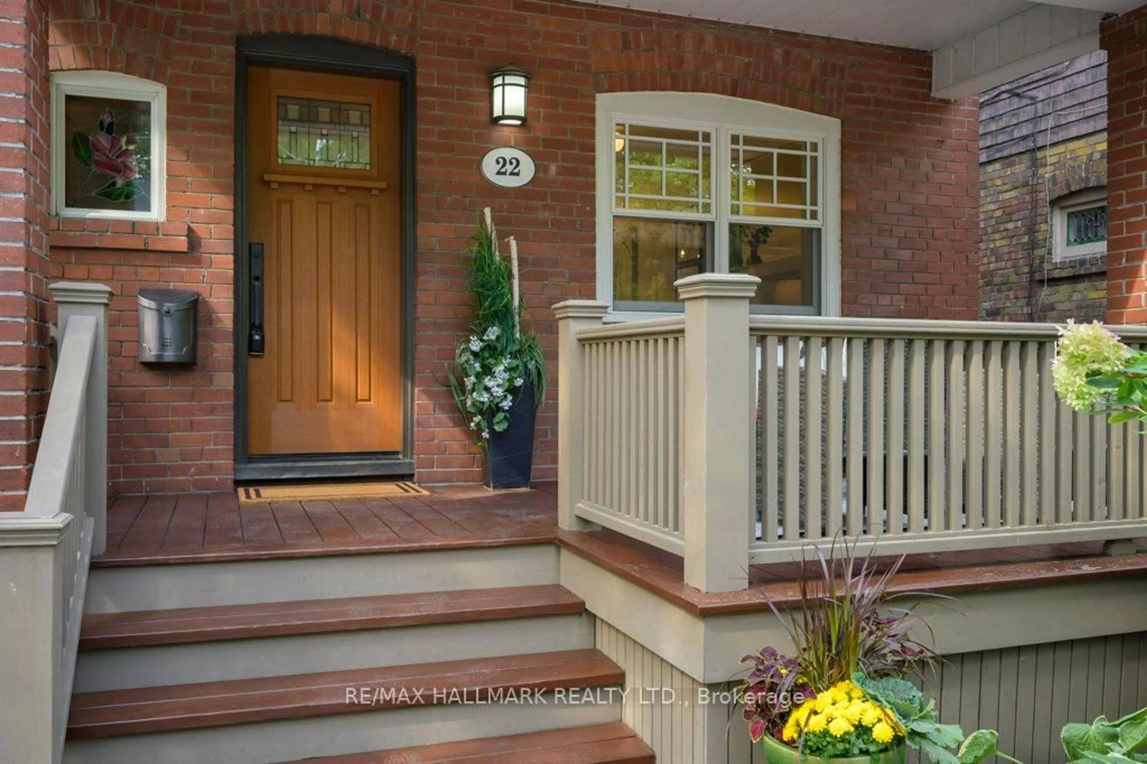 Home with brick exterior material, street for 22 Beck Ave, Toronto Ontario M4C 4L5
