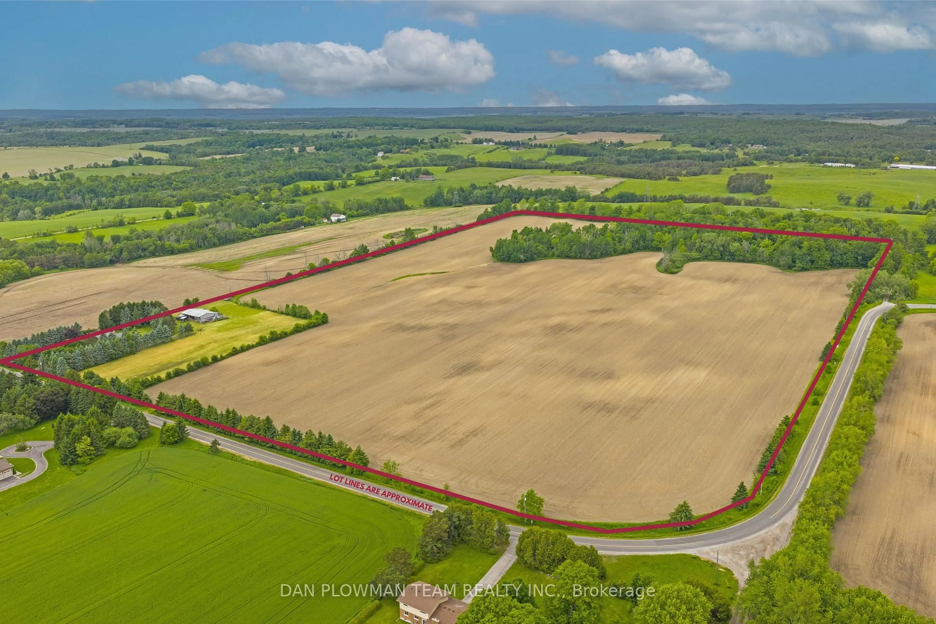 A pic from outside/outdoor area/front of a property/back of a property/a pic from drone, water/lake/river/ocean view for 1902 Concession 9 Rd, Clarington Ontario L0B 1B0