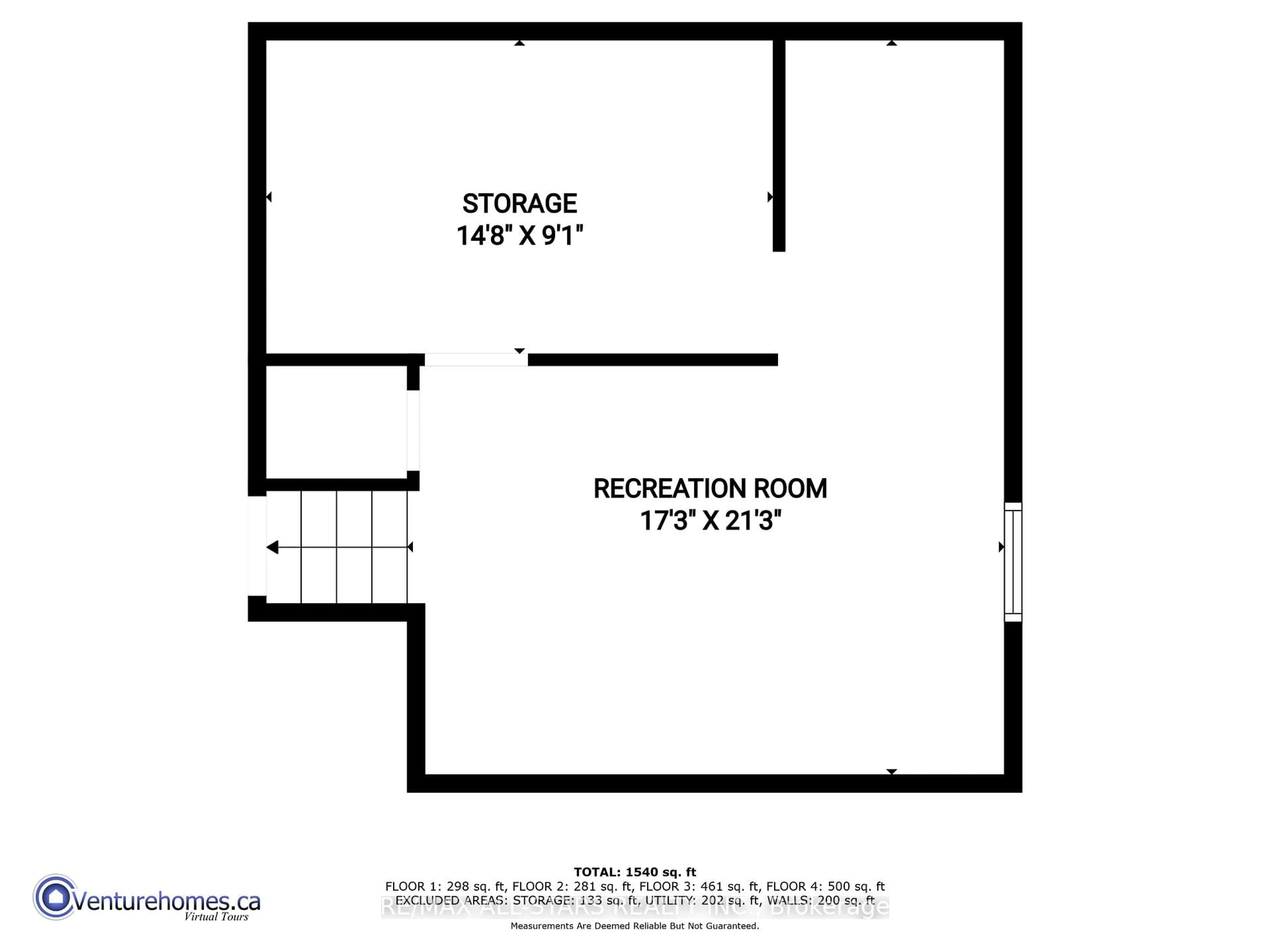 Floor plan for 787 Arden Crt, Oshawa Ontario L1G 1X8