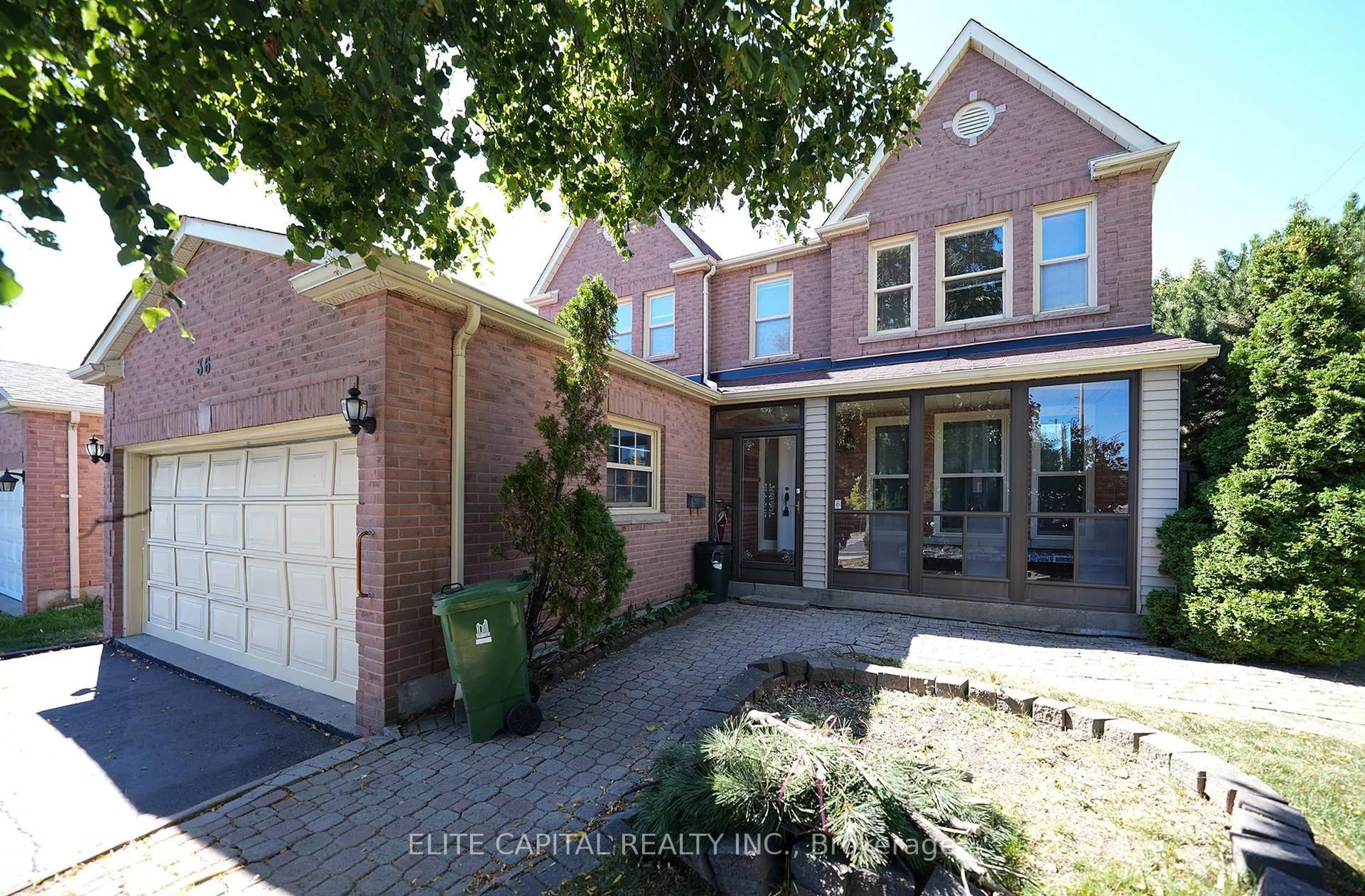 Home with brick exterior material, street for 36 Ashcott St, Toronto Ontario M1V 5G5