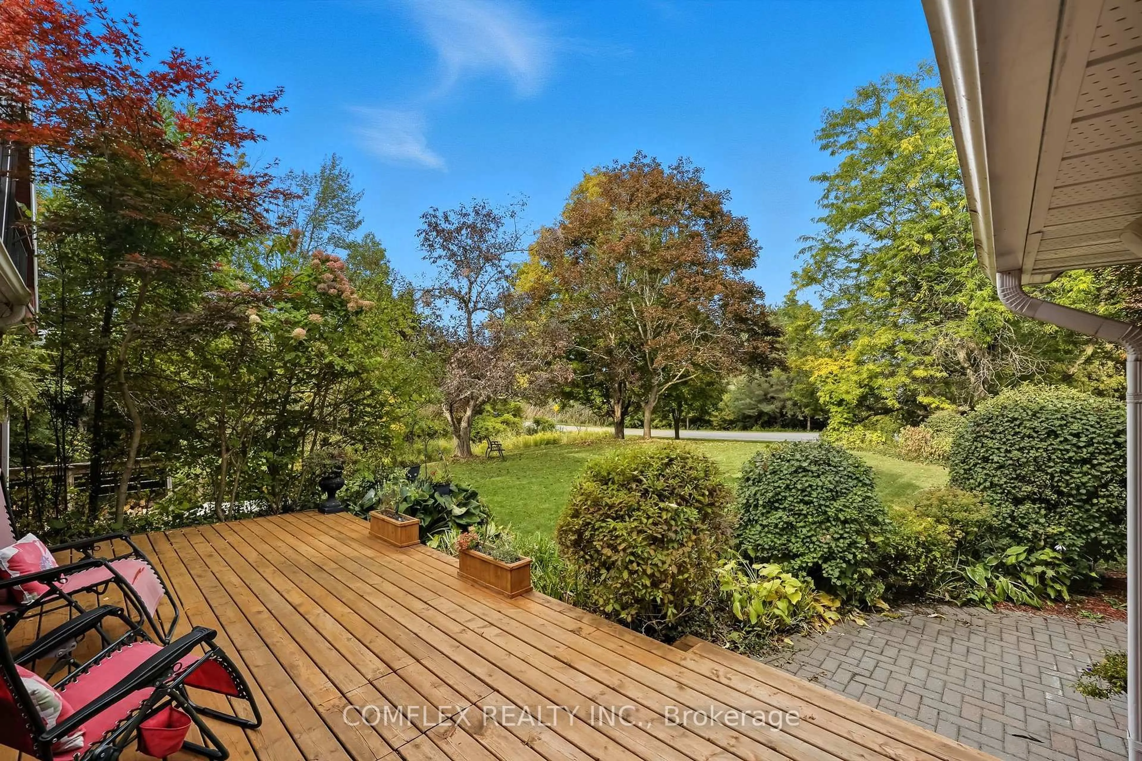 A pic from outside/outdoor area/front of a property/back of a property/a pic from drone, forest/trees view for 439 Fralicks Beach Rd, Scugog Ontario L9L 1B6