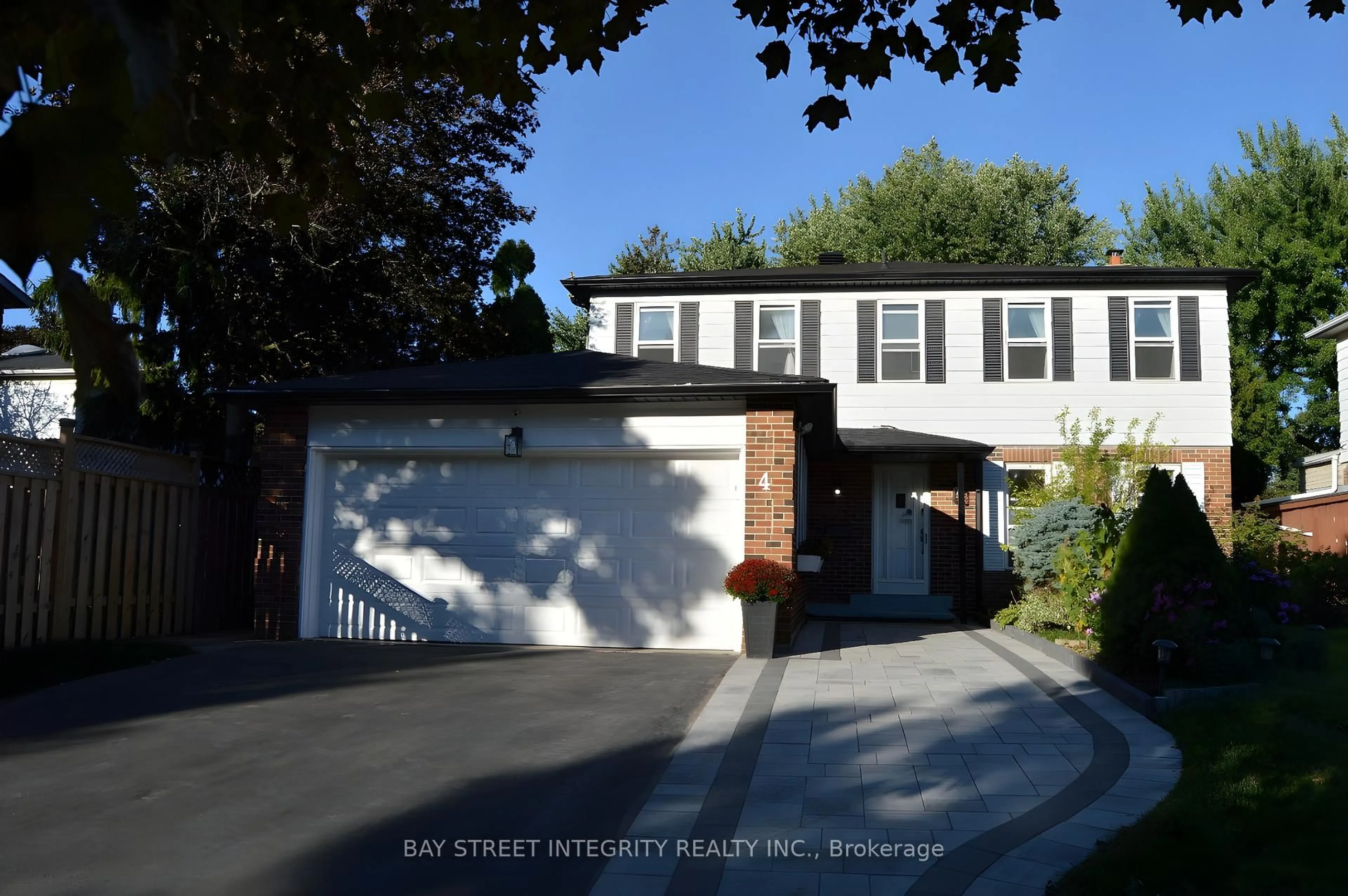Home with vinyl exterior material, street for 4 Harfleur Rd, Toronto Ontario M1T 2X5
