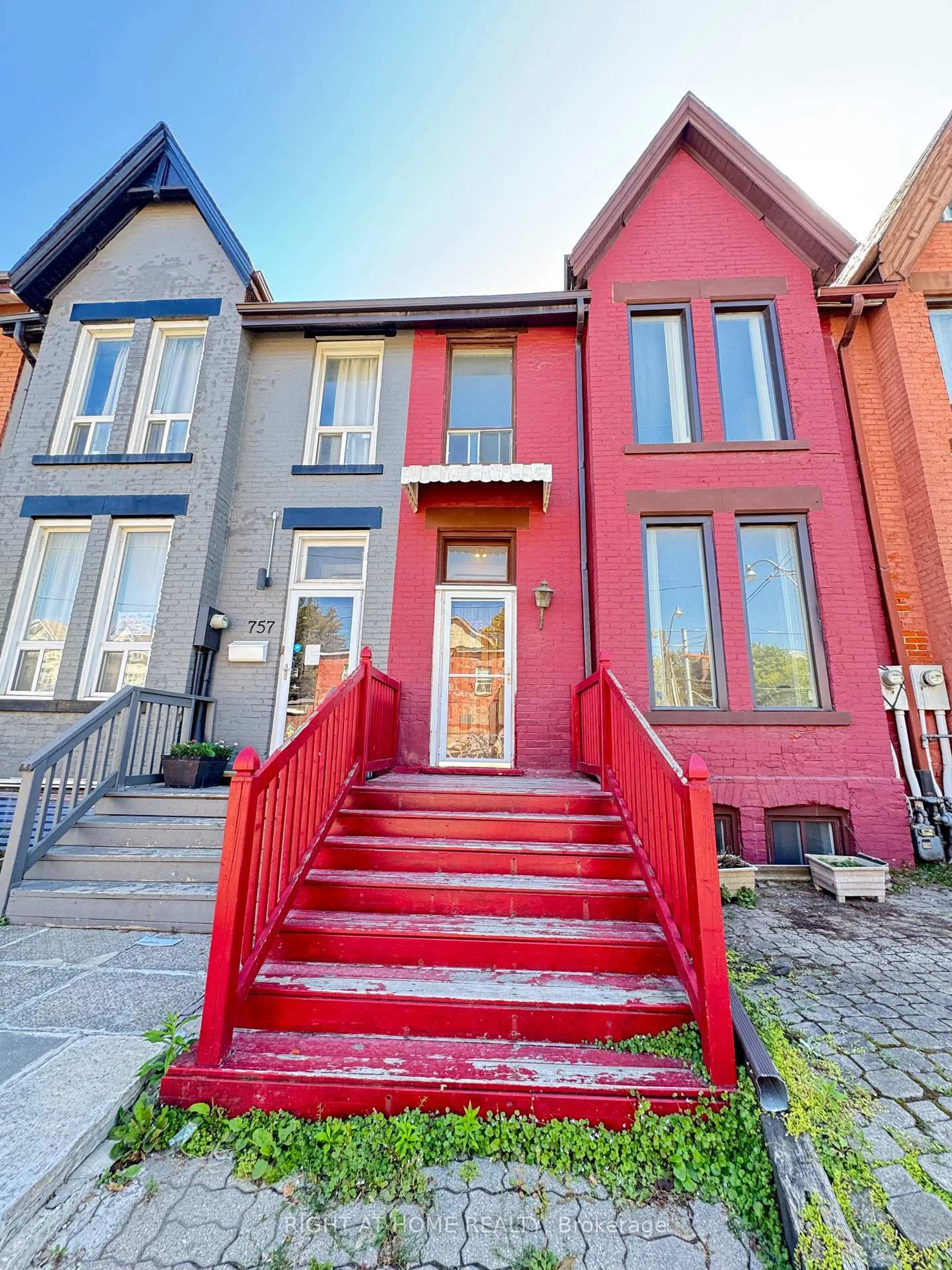 Home with brick exterior material, street for 755 Gerrard St, Toronto Ontario M4M 1Y5