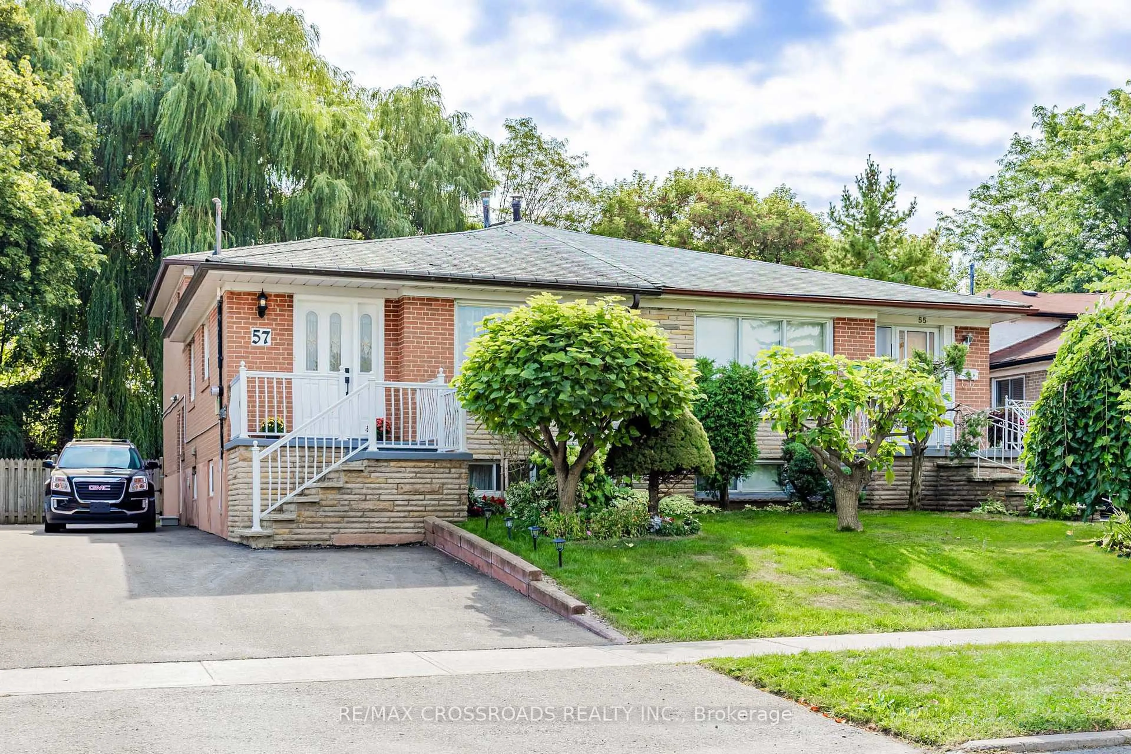 Home with brick exterior material, street for 57 Allanford Rd, Toronto Ontario M1T 2N3