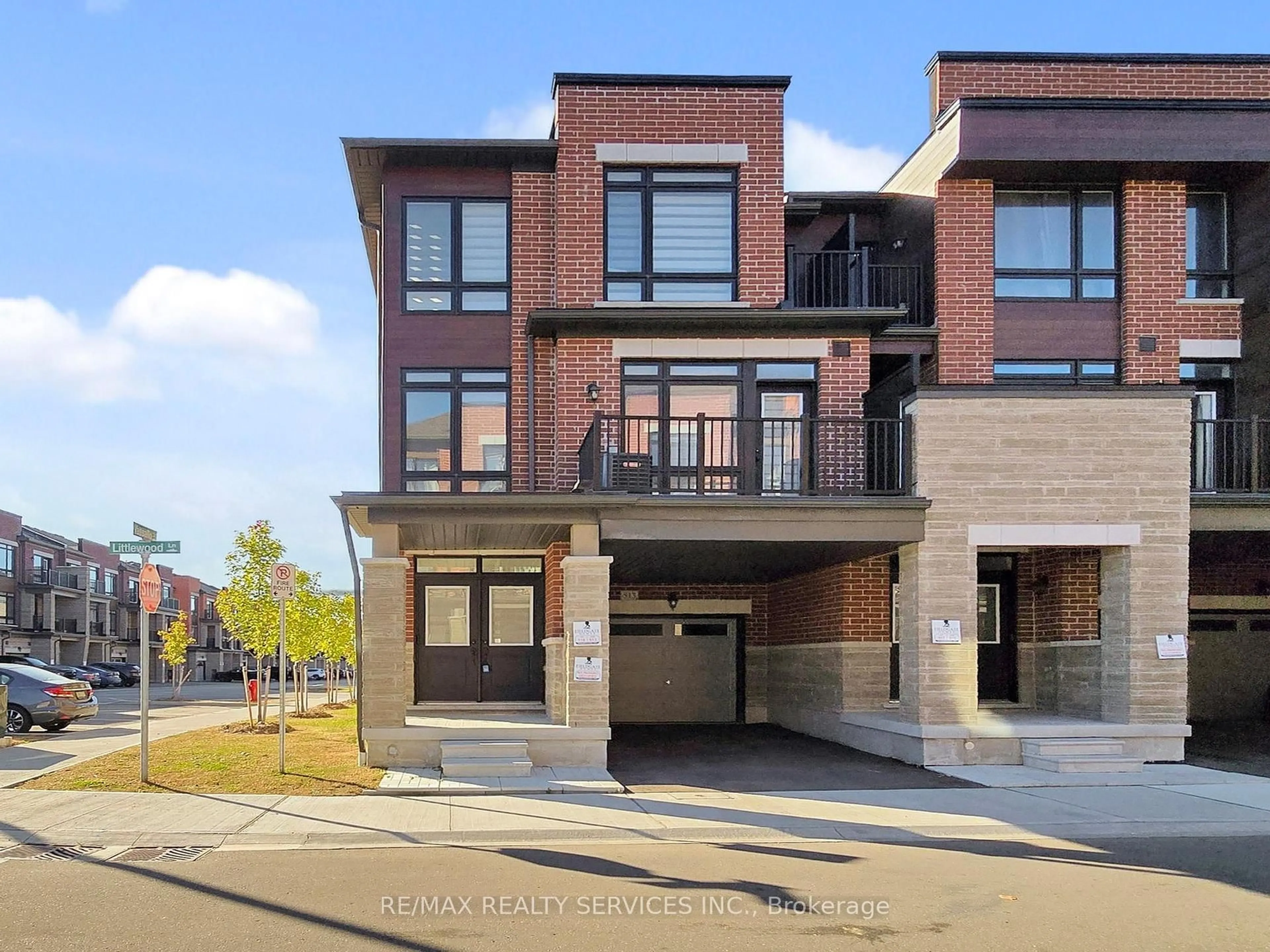 Home with brick exterior material, street for 513 Littlewood Lane, Ajax Ontario L1S 0H1