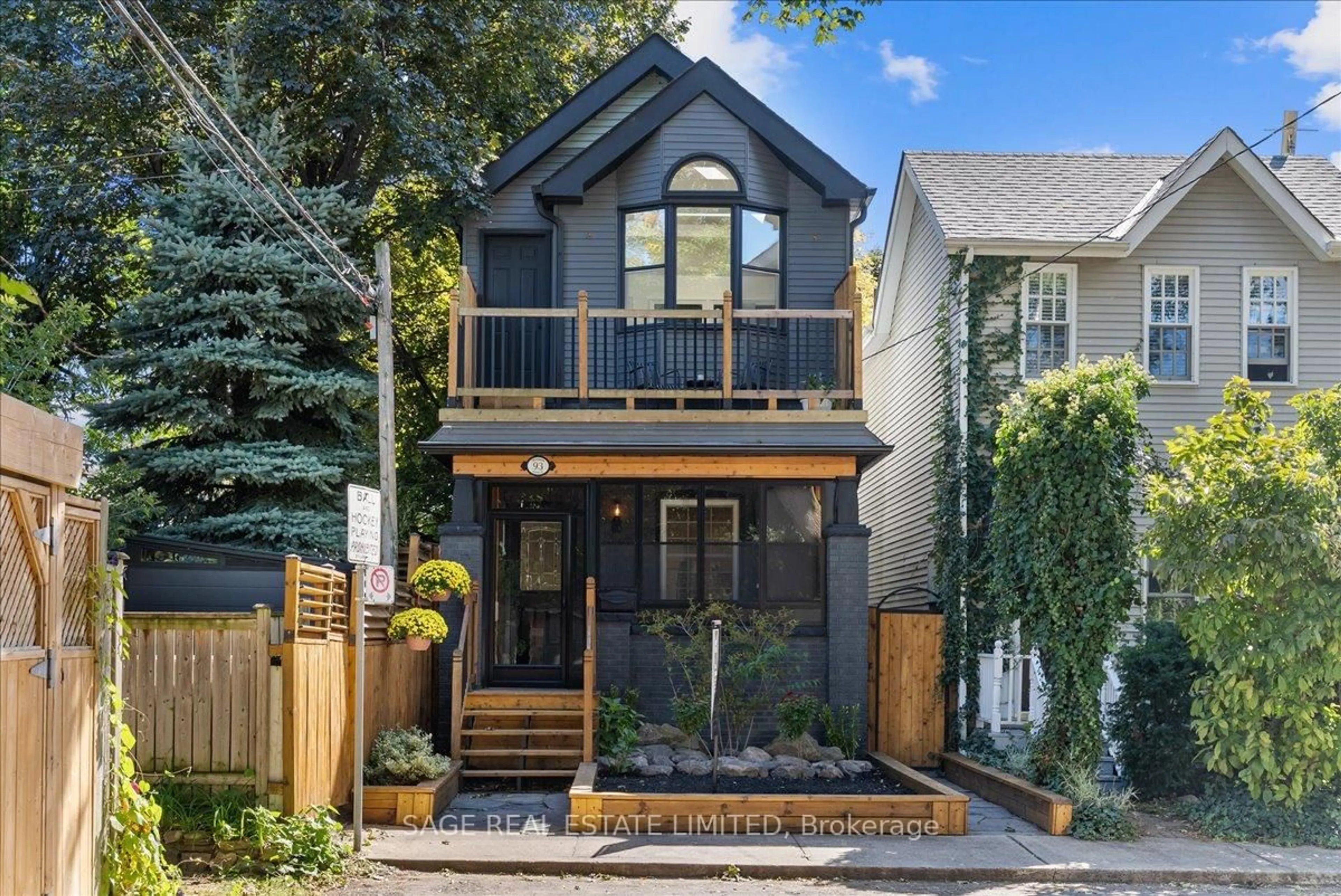 Home with brick exterior material, street for 93 Woodrow Ave, Toronto Ontario M4C 1G8