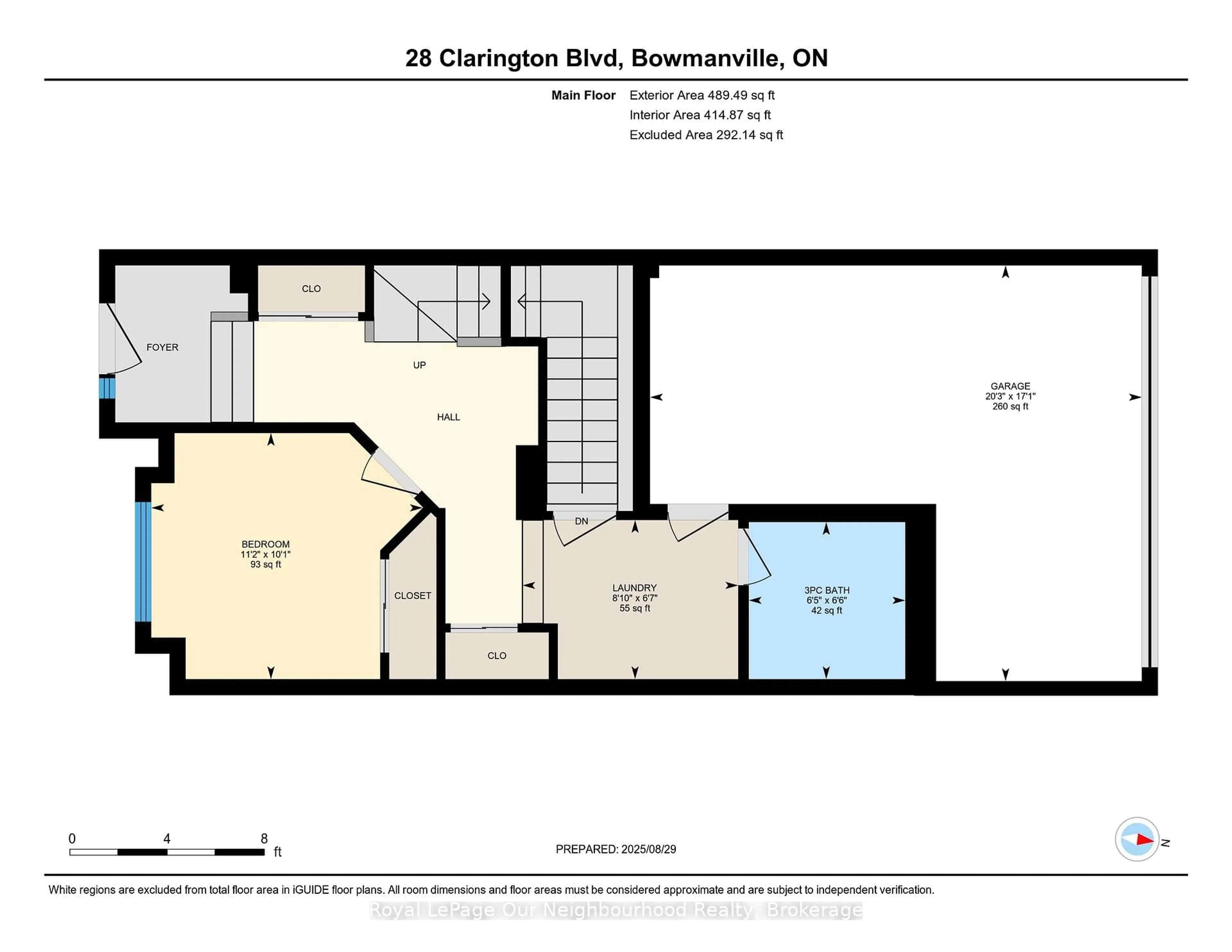 Floor plan for 28 Clarington Blvd, Clarington Ontario L1C 7E5