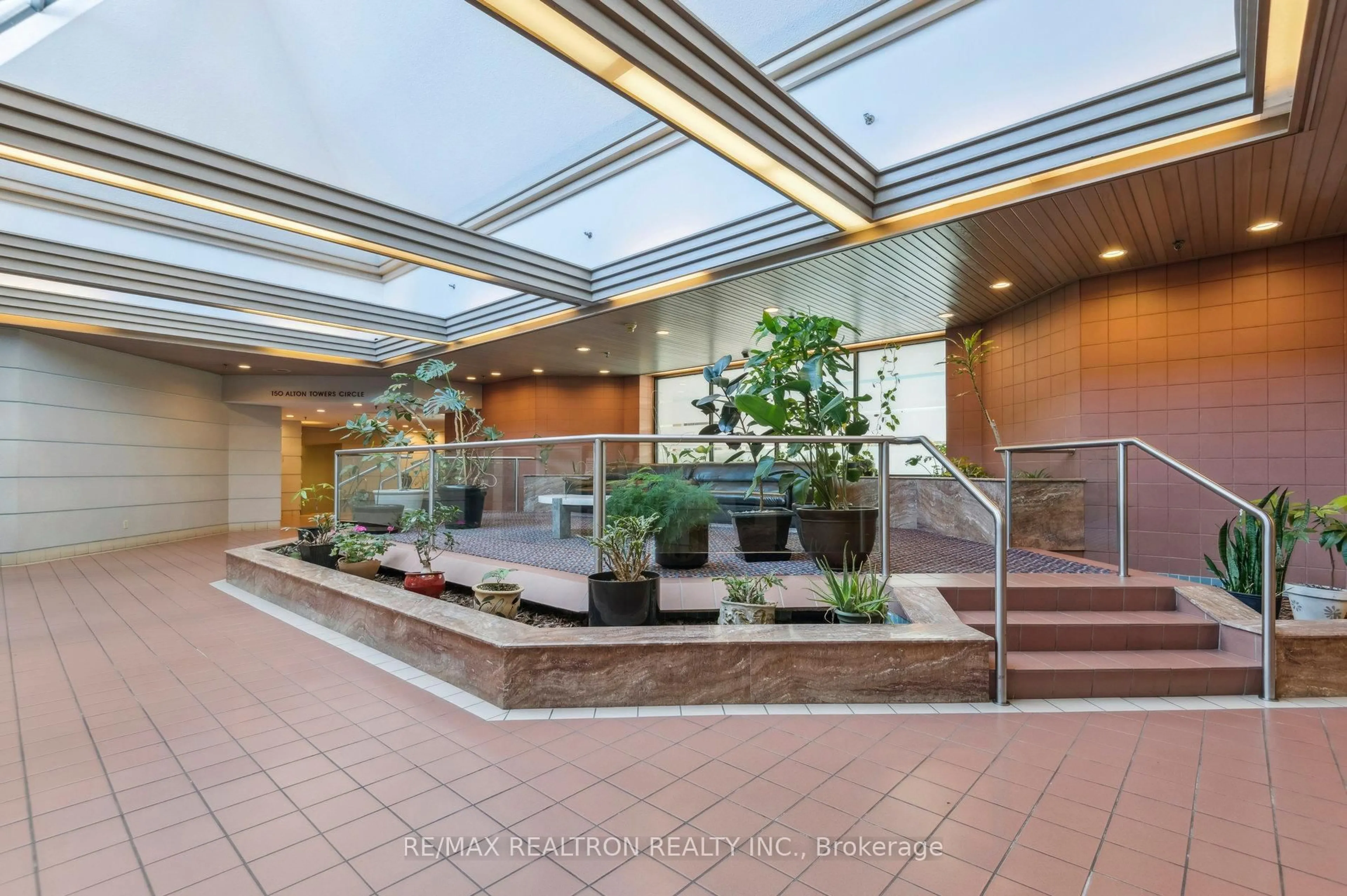 Indoor foyer for 150 Alton Towers Circ #1503, Toronto Ontario M1V 4X7