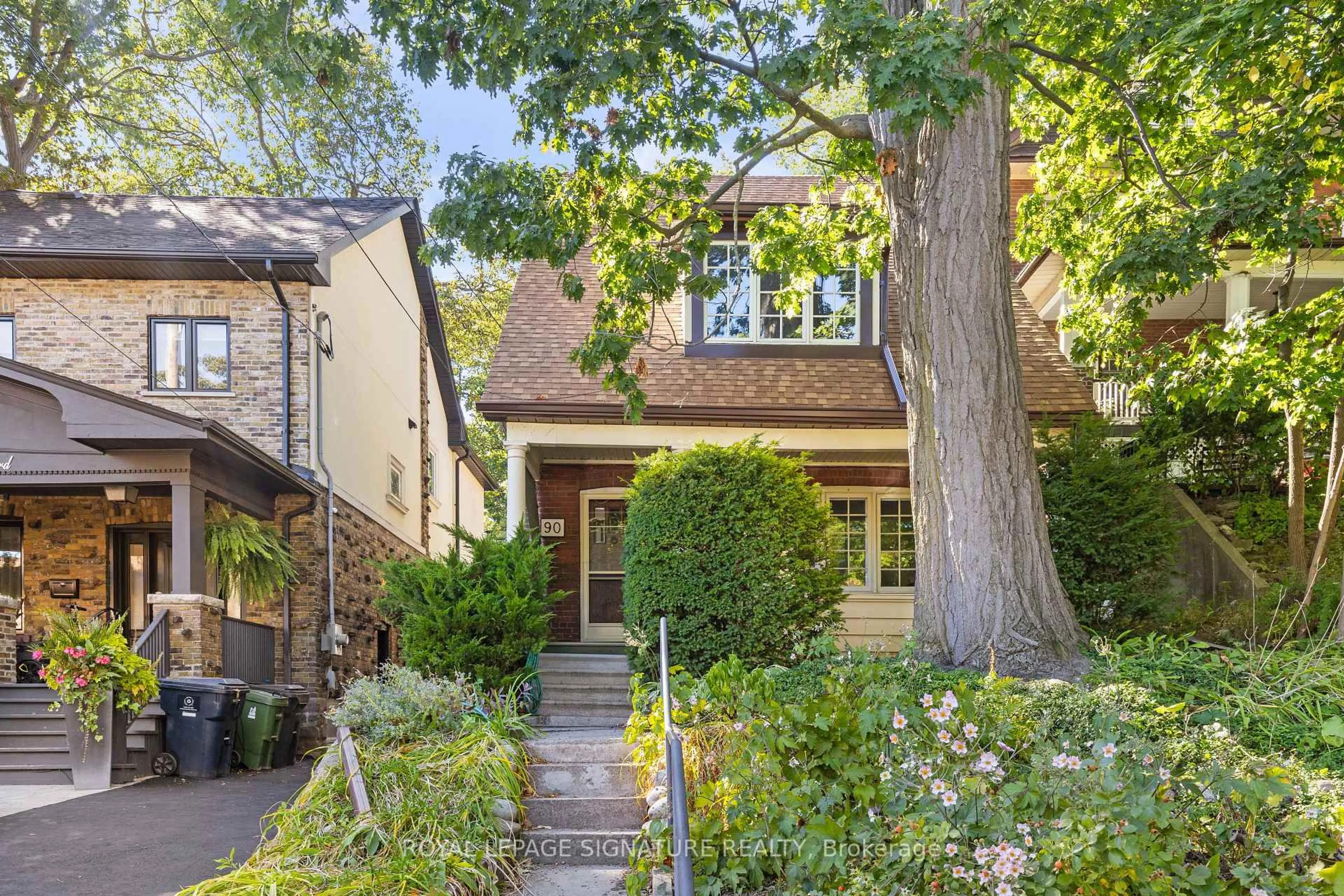 Home with brick exterior material, street for 90 Neville Park Blvd, Toronto Ontario M4E 3P8