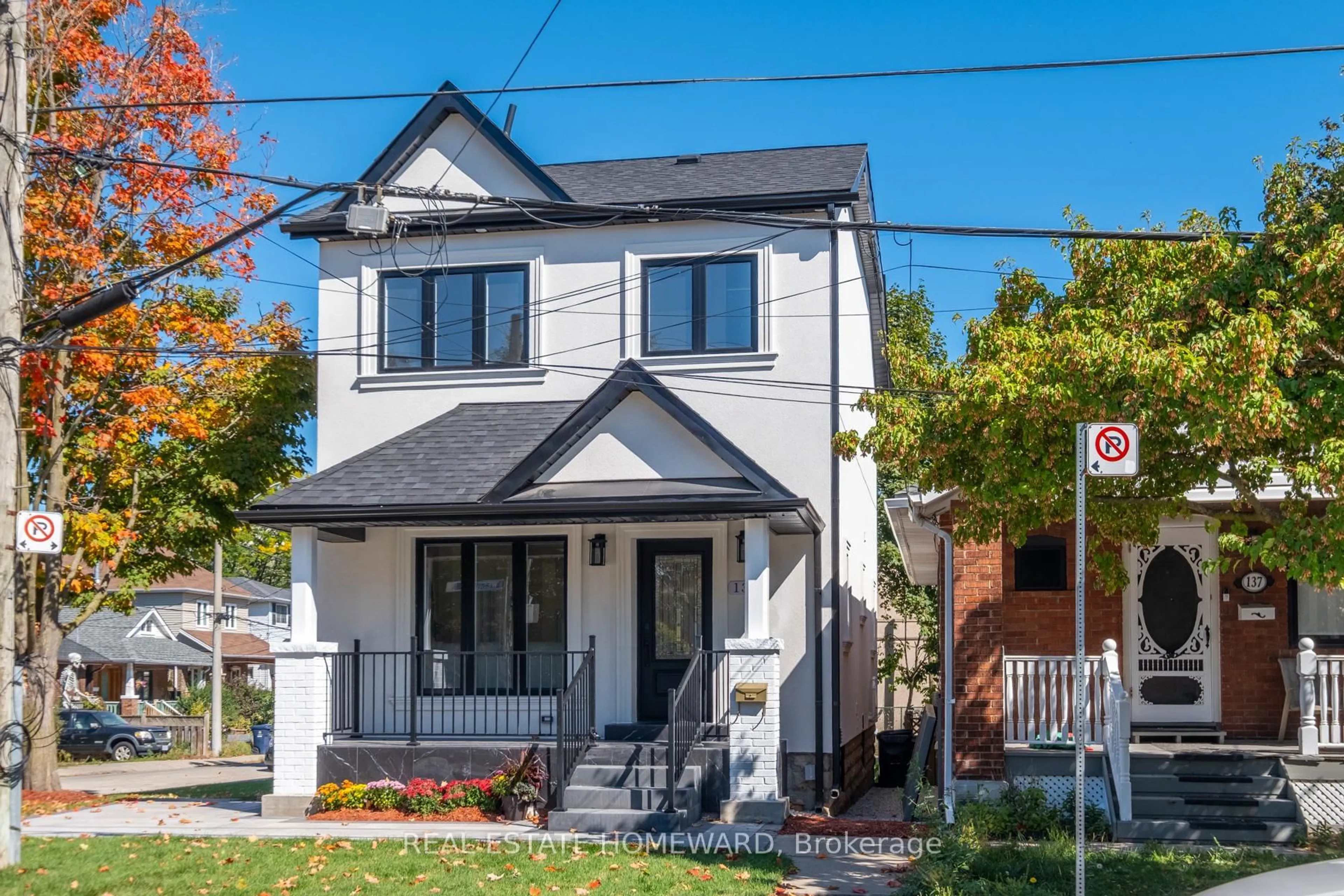 Home with brick exterior material, street for 139 Westlake Ave, Toronto Ontario M4C 4R8