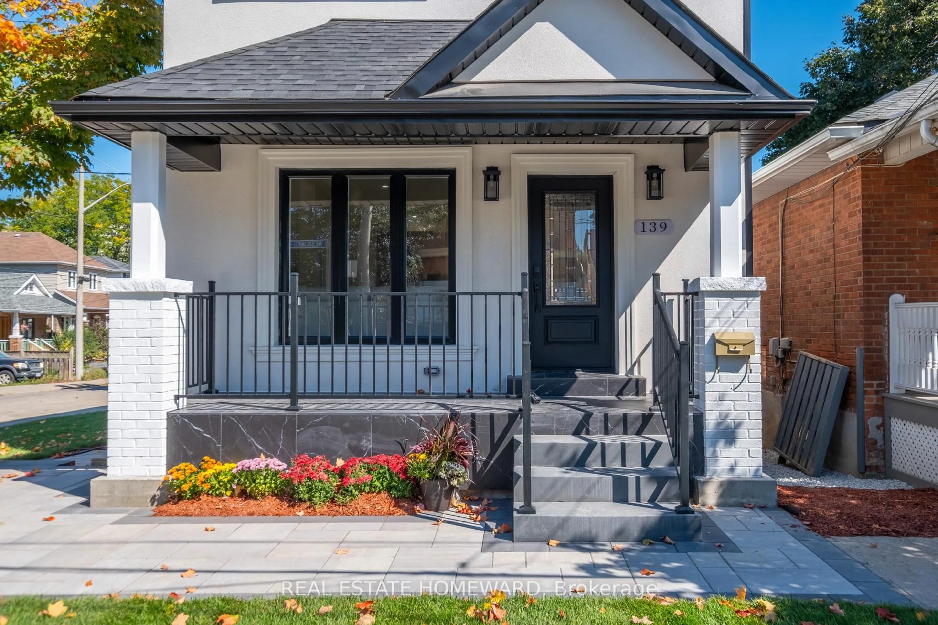 Home with brick exterior material, street for 139 Westlake Ave, Toronto Ontario M4C 4R8