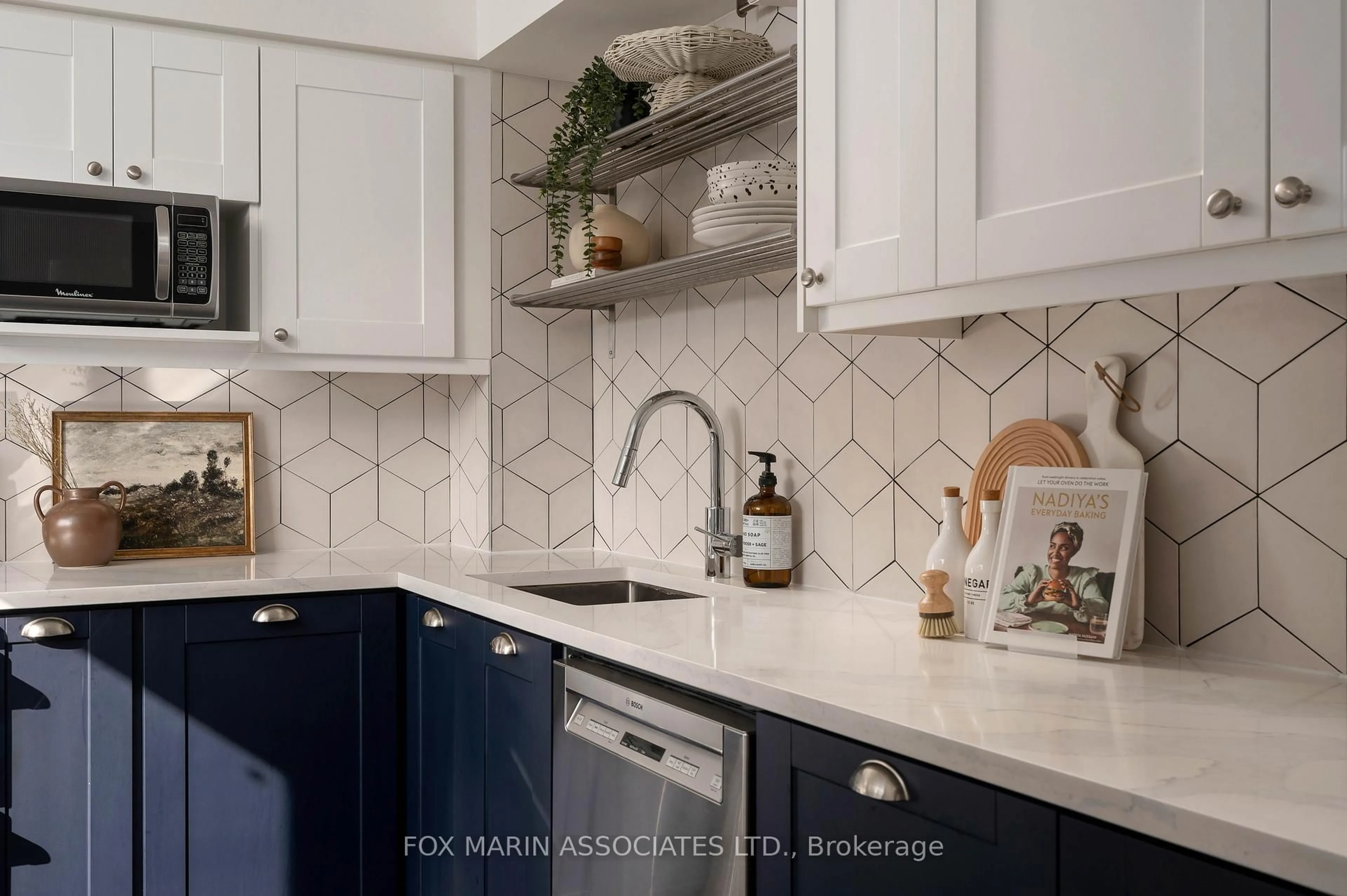 Contemporary kitchen, ceramic/tile floor for 90 Edgewood Ave #130, Toronto Ontario M4L 3H1
