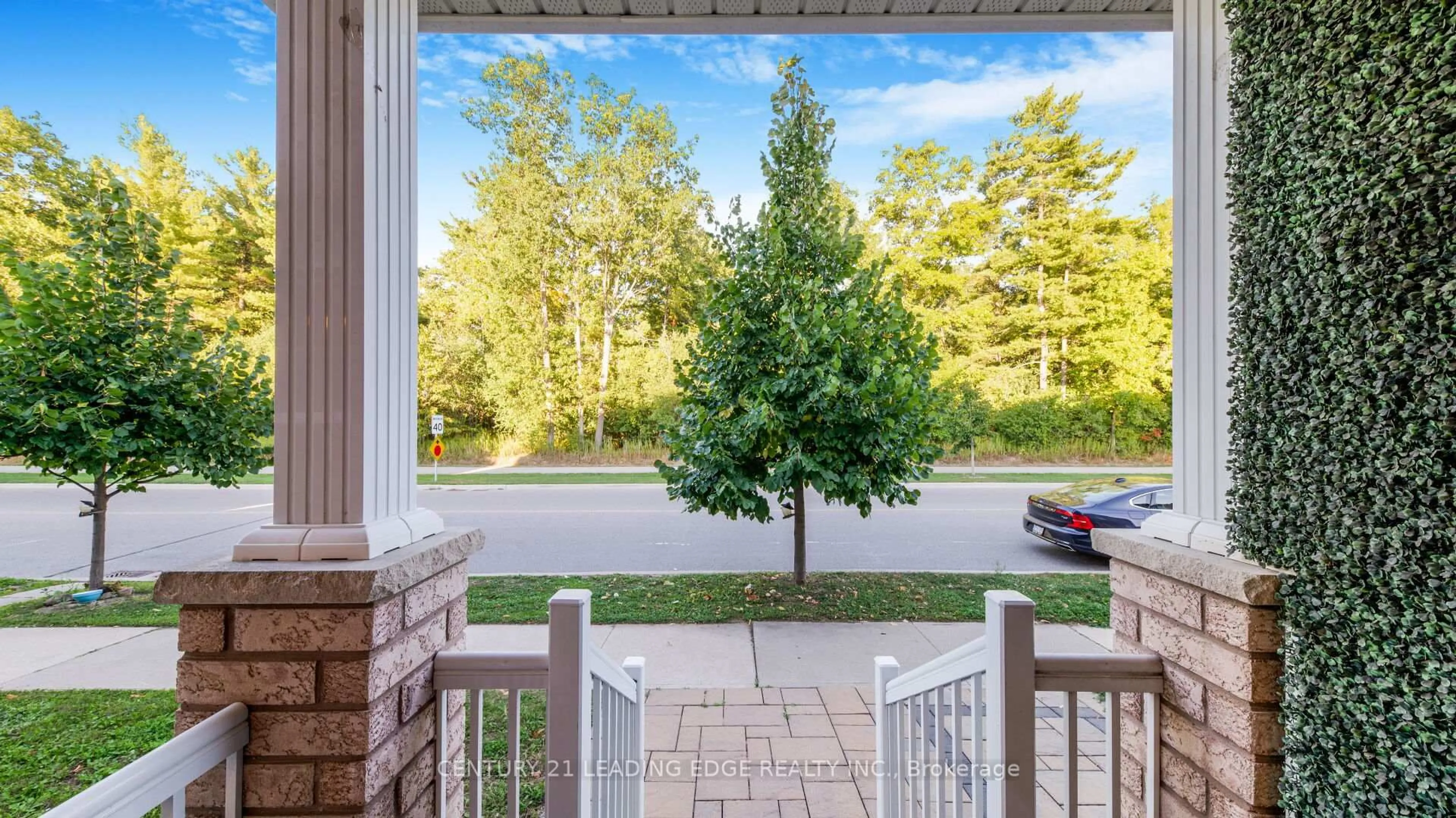 Patio, forest/trees view for 2508 Tillings Rd, Pickering Ontario L1X 0C5