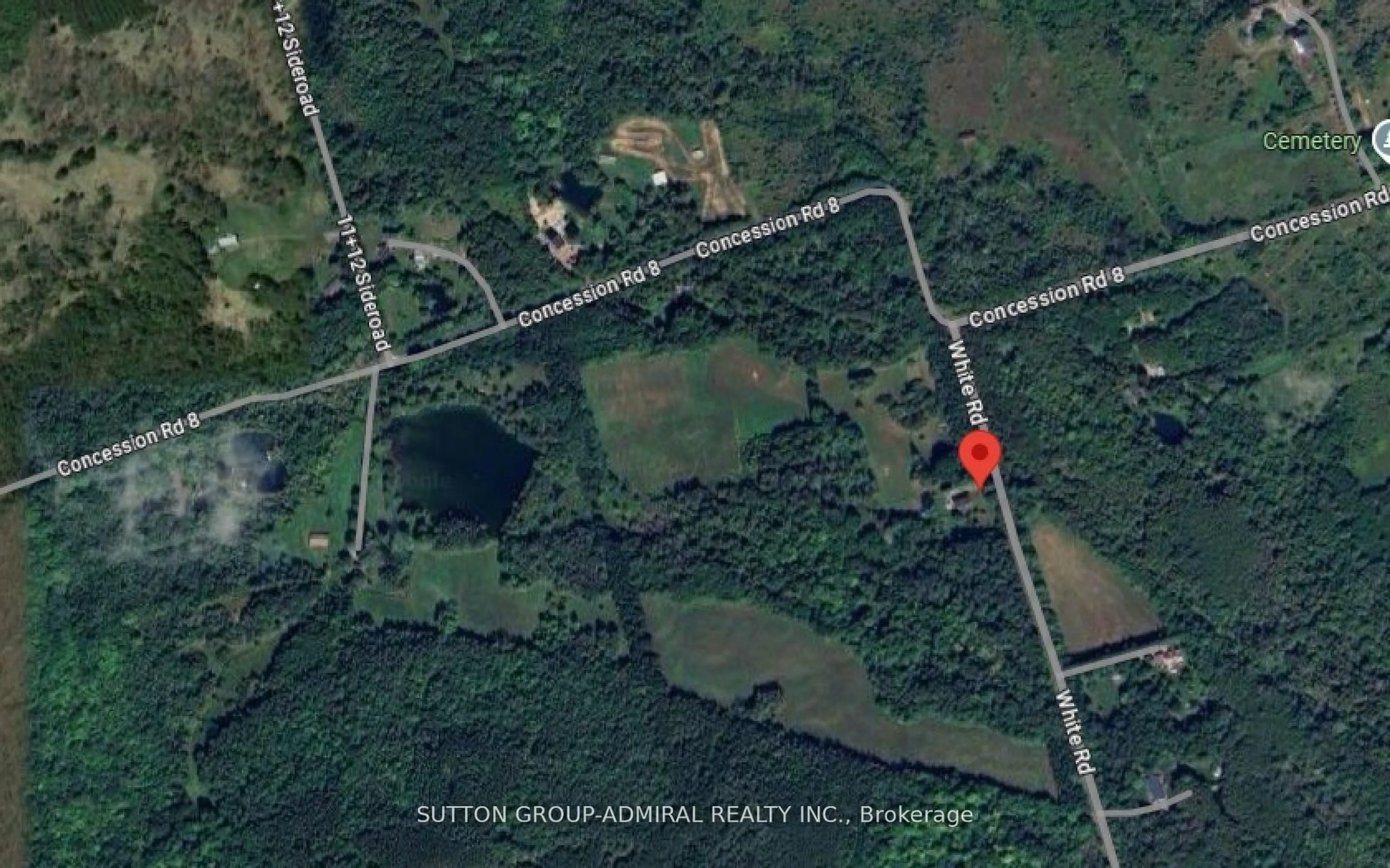Picture of a map for 7574 White Rd, Clarington Ontario L0A 1E0