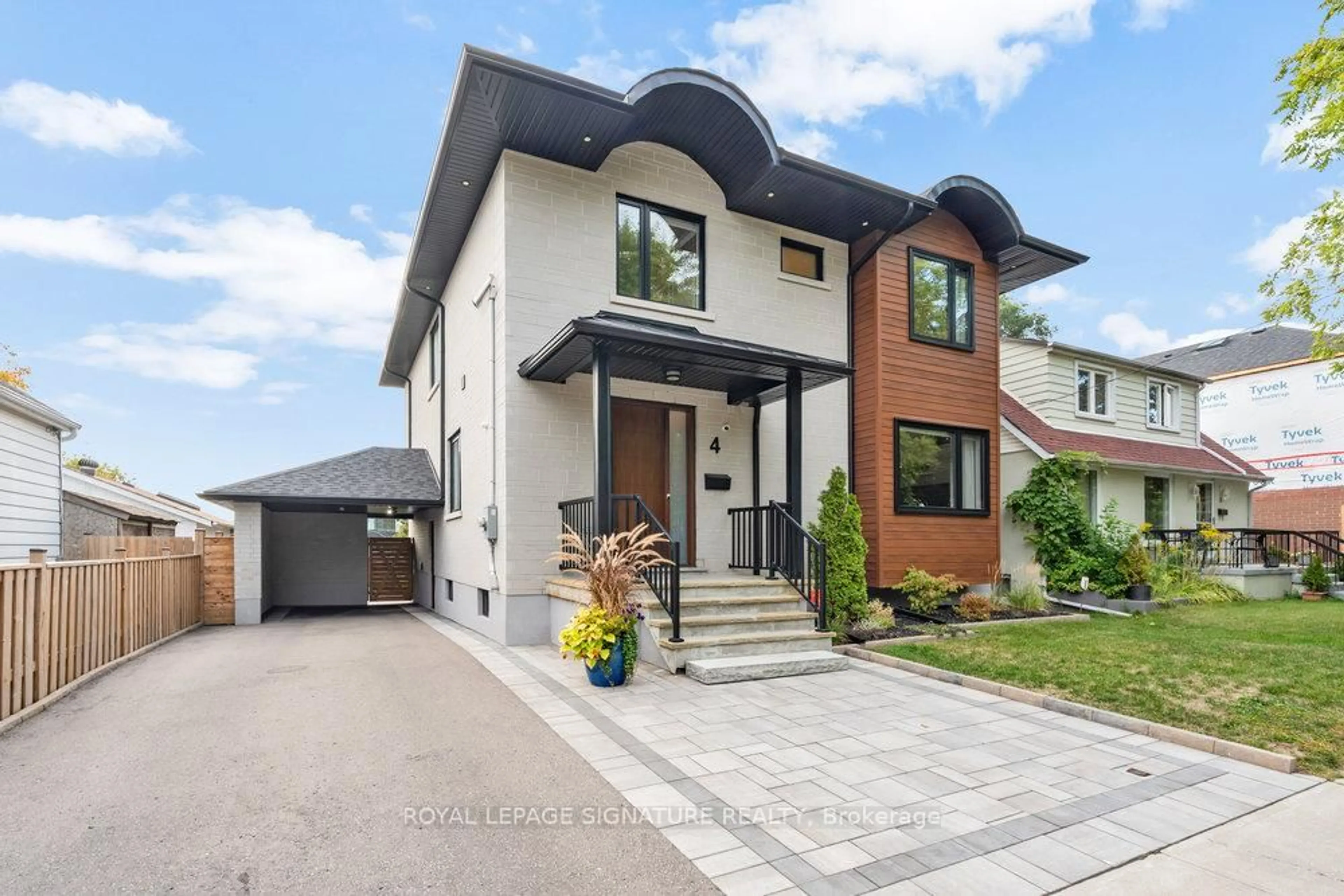Home with brick exterior material, street for 4 Bertha Ave, Toronto Ontario M1L 3L7