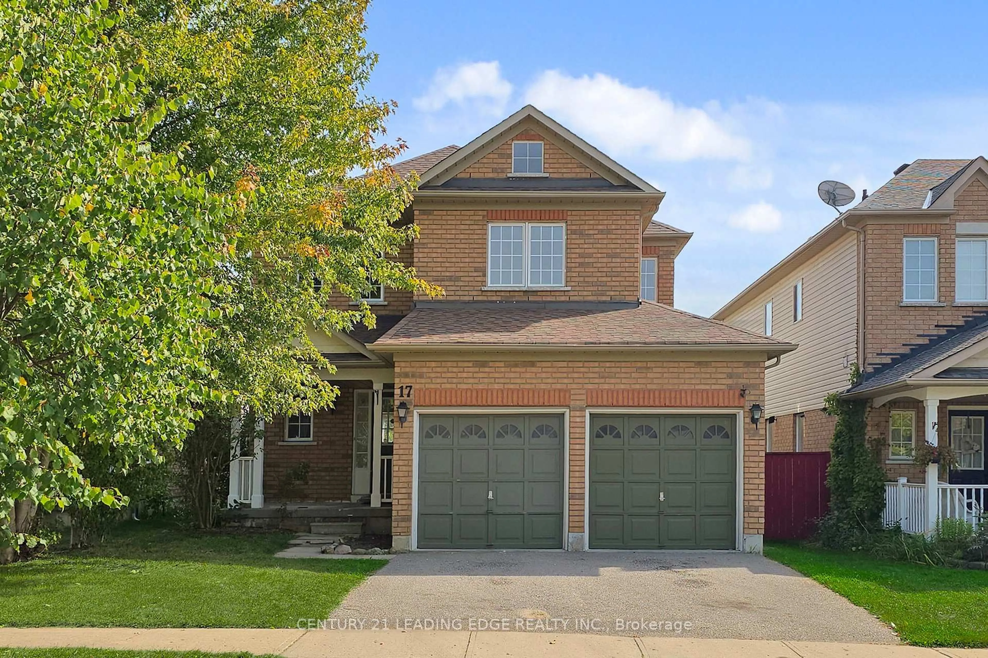 Home with brick exterior material, street for 17 Pitfield Ave, Whitby Ontario L1R 2P7
