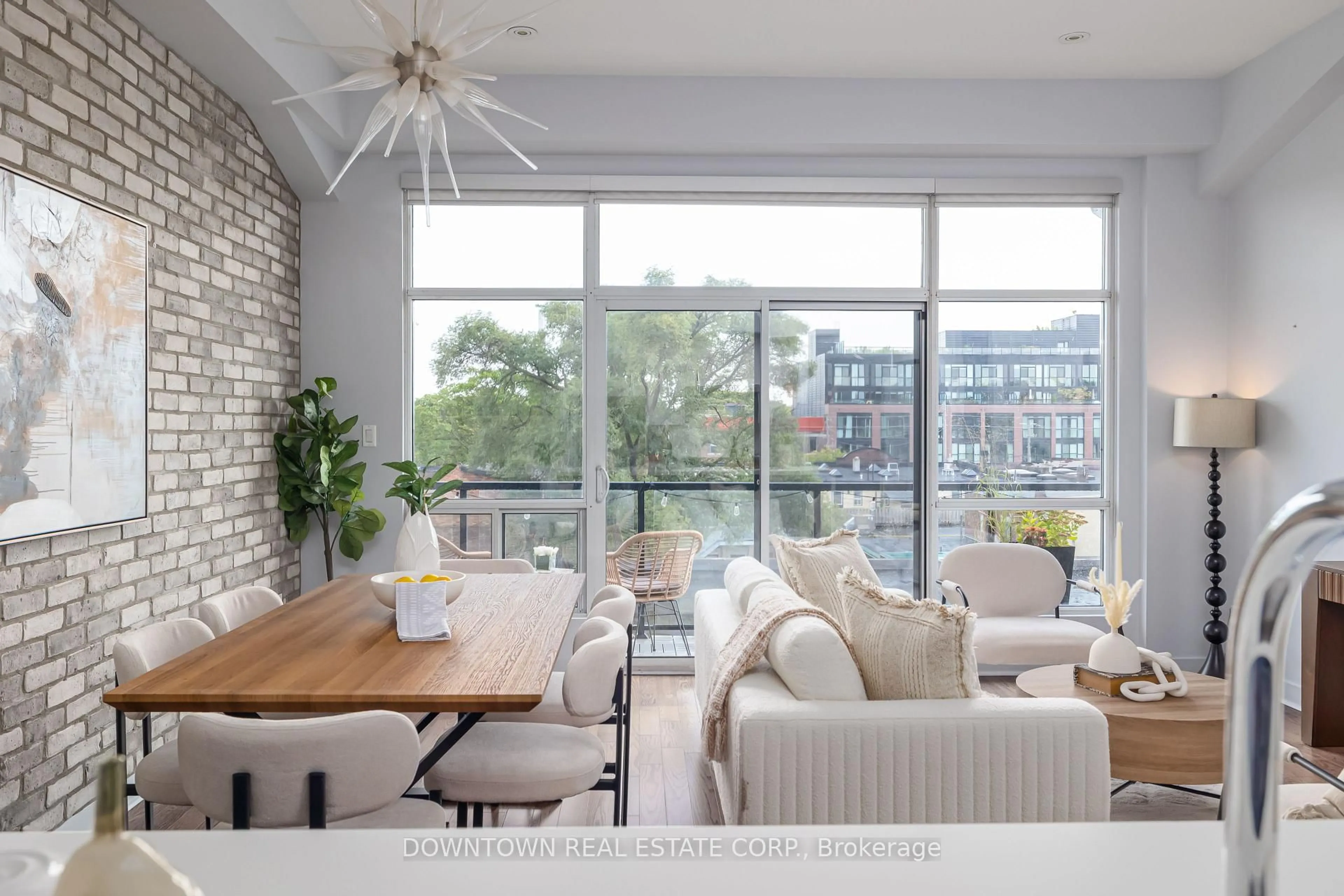 Living room with furniture, unknown for 53 Colgate Ave #404, Toronto Ontario M4M 1N6