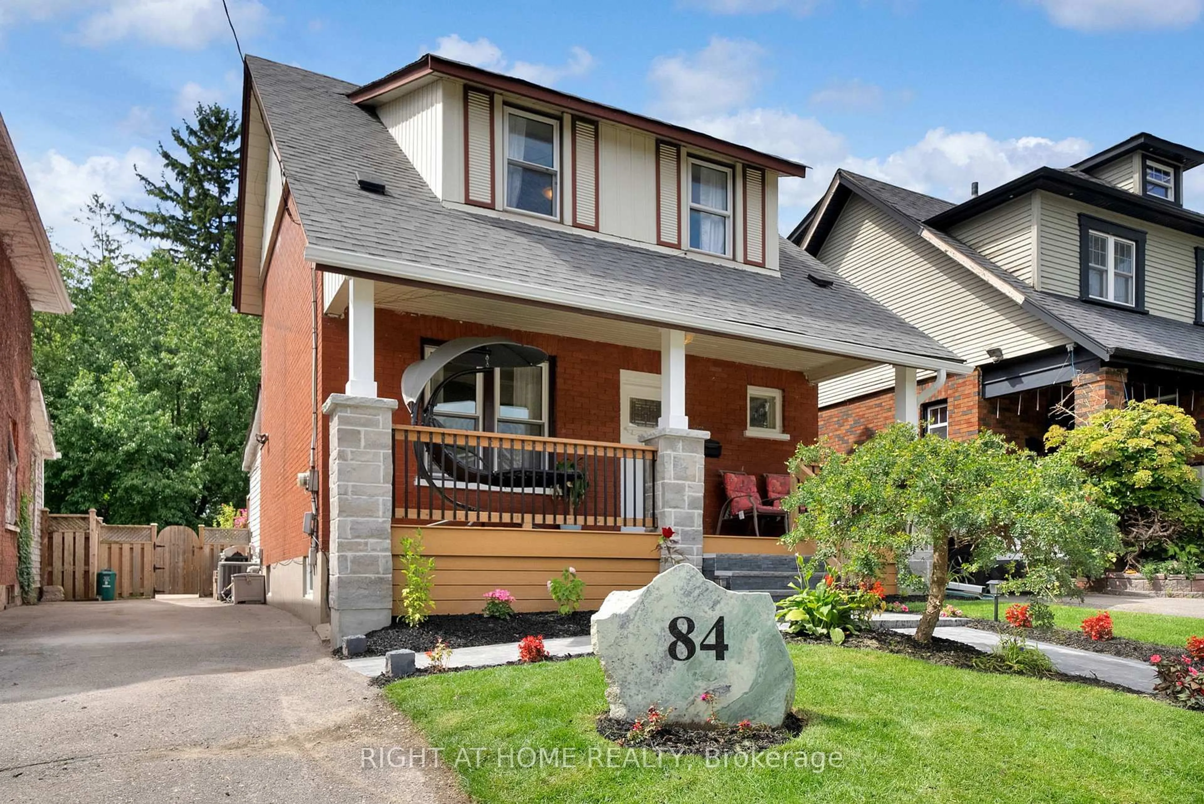 Home with brick exterior material, street for 84 Oshawa Blvd, Oshawa Ontario L1G 5V6